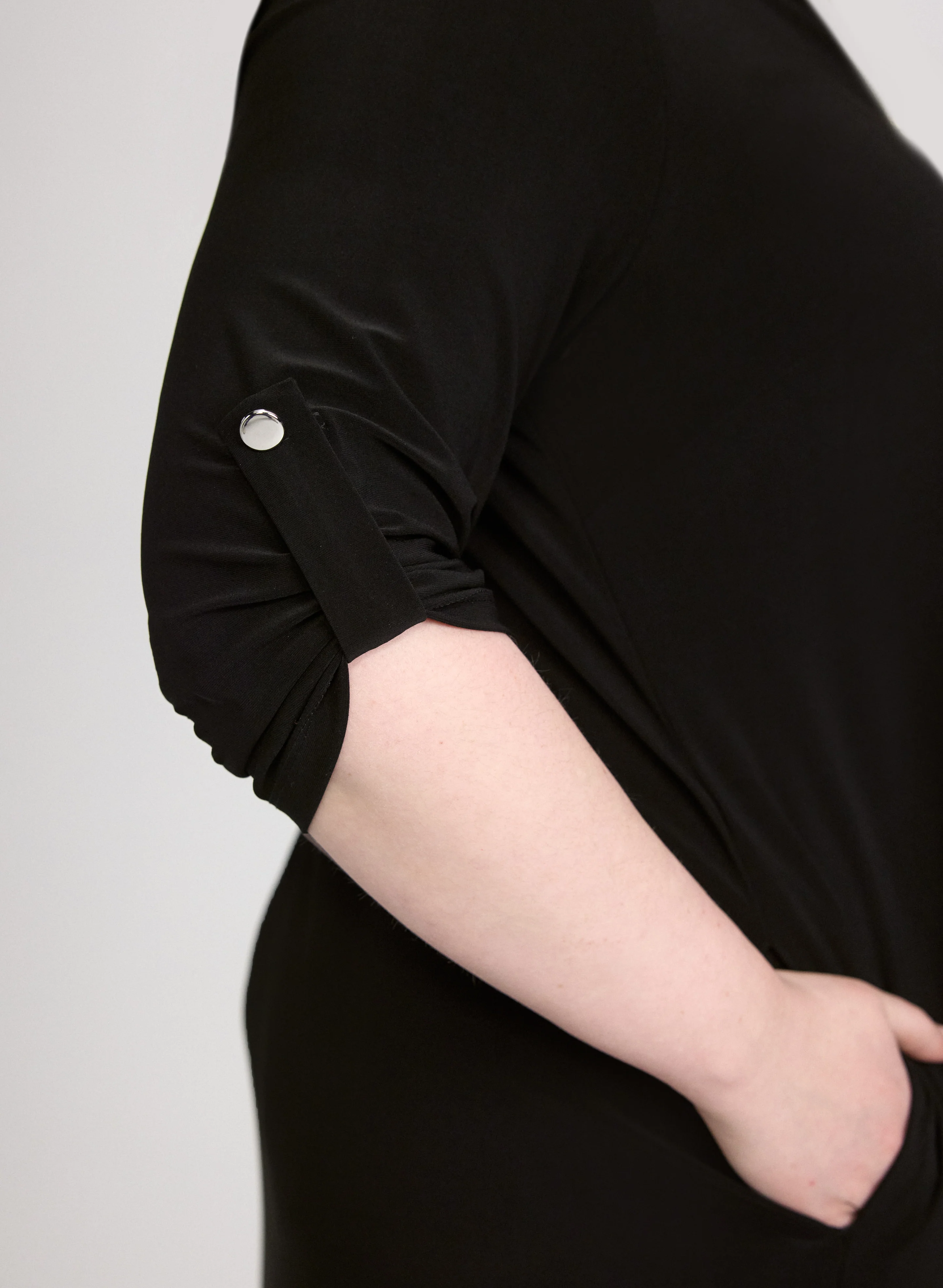 Half-Zip Jersey Dress - Image 6