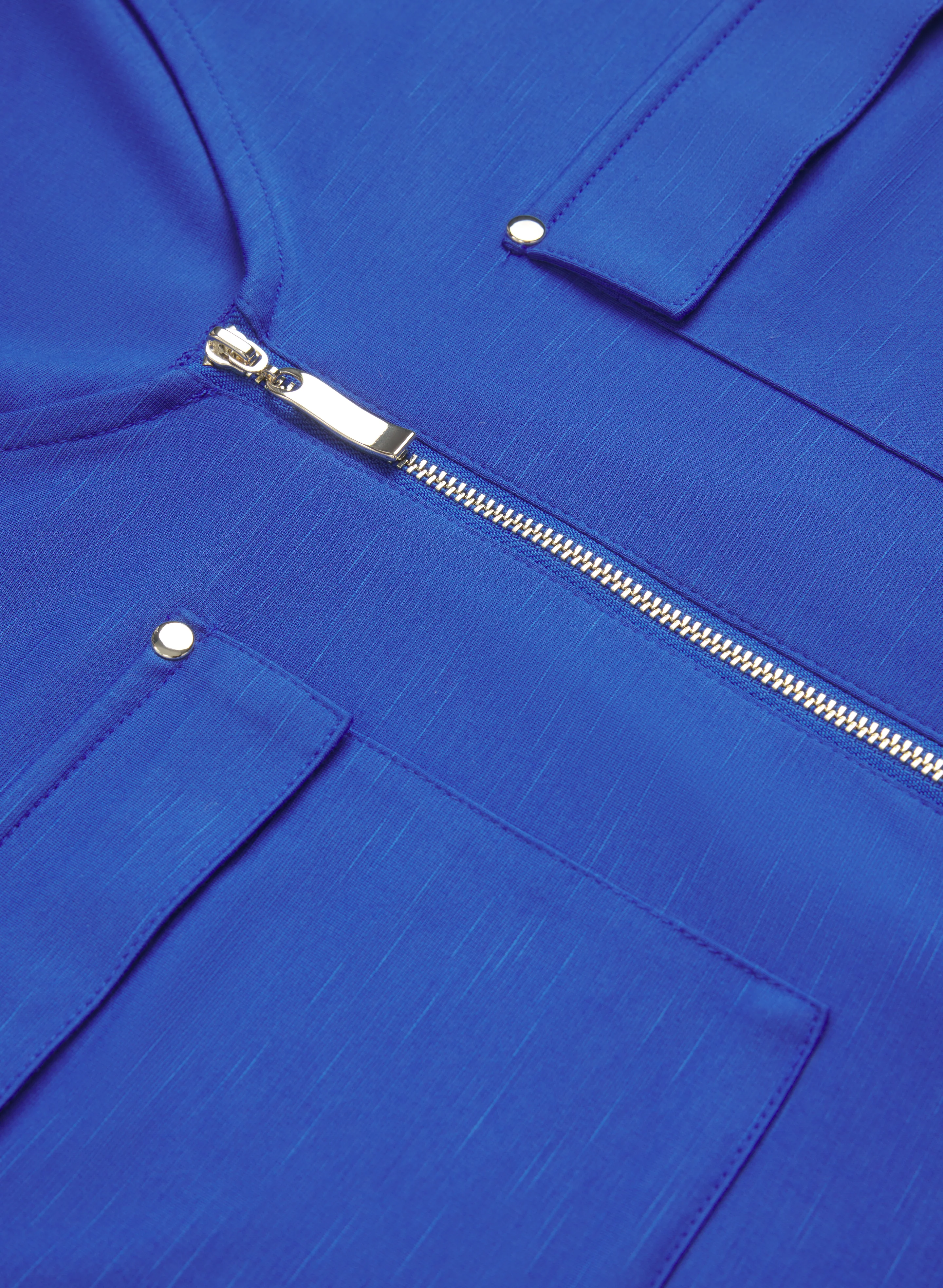 Half-Zip Slub T-Shirt - Image 7