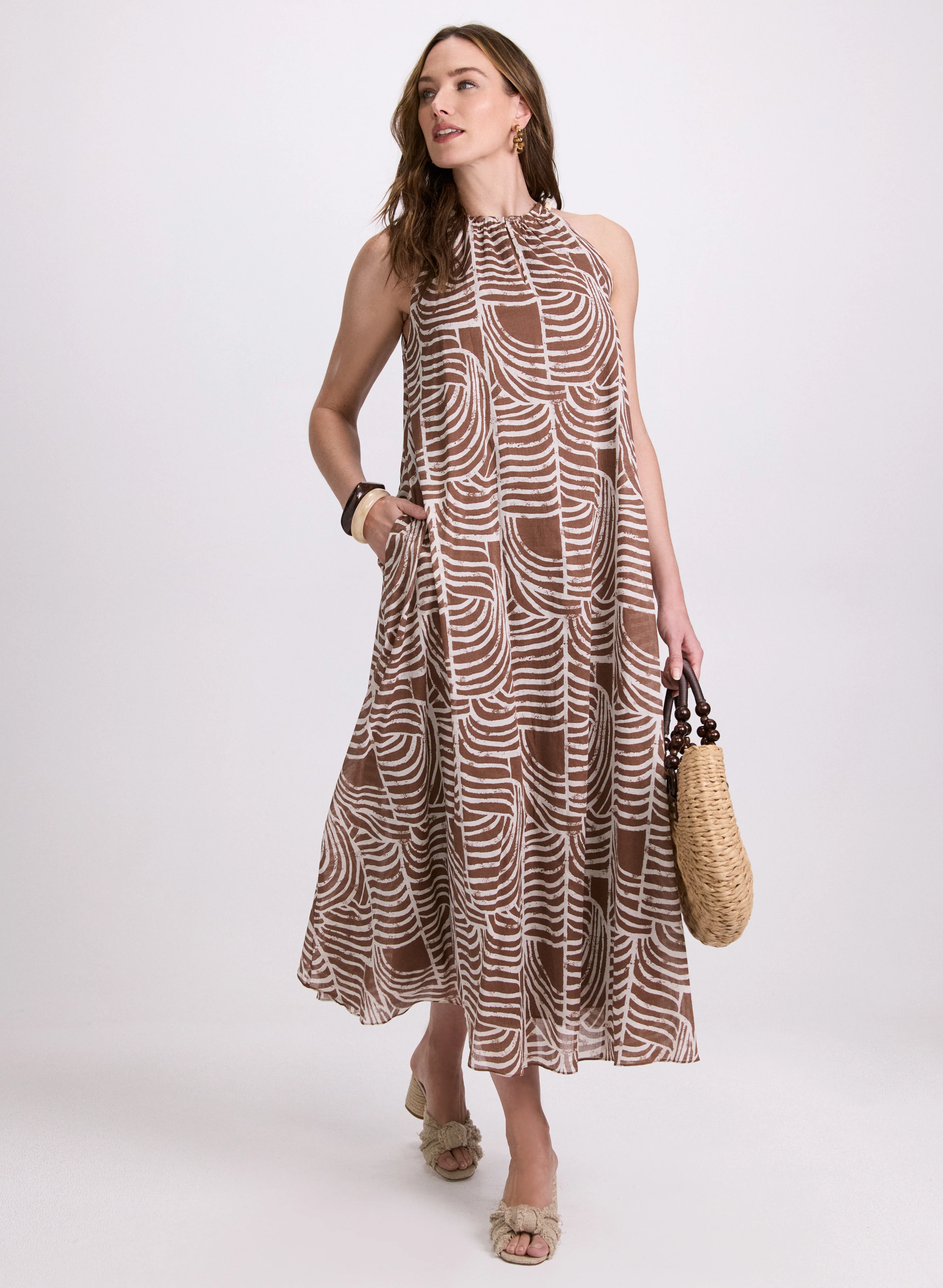 Halter Neck Maxi Dress