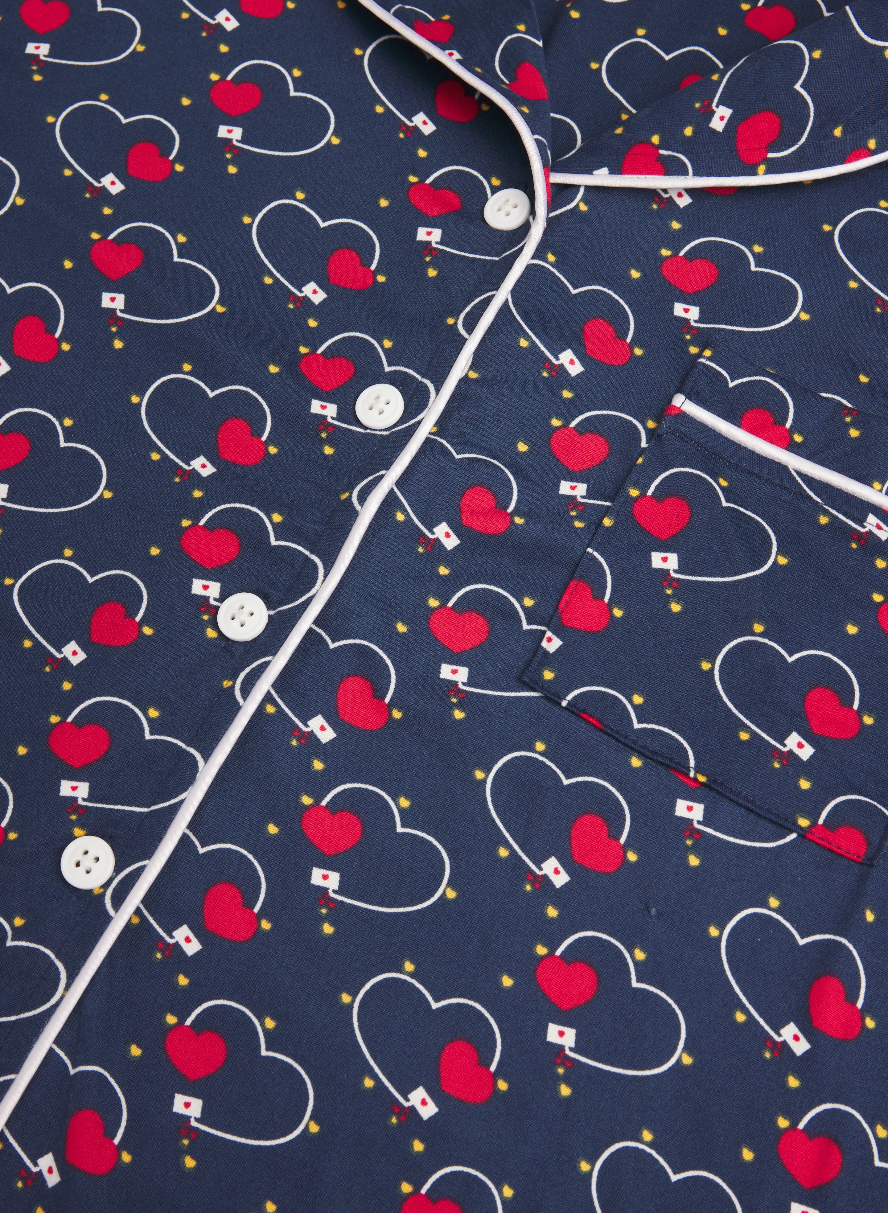 Heart Print Pyjama Set - Image 7