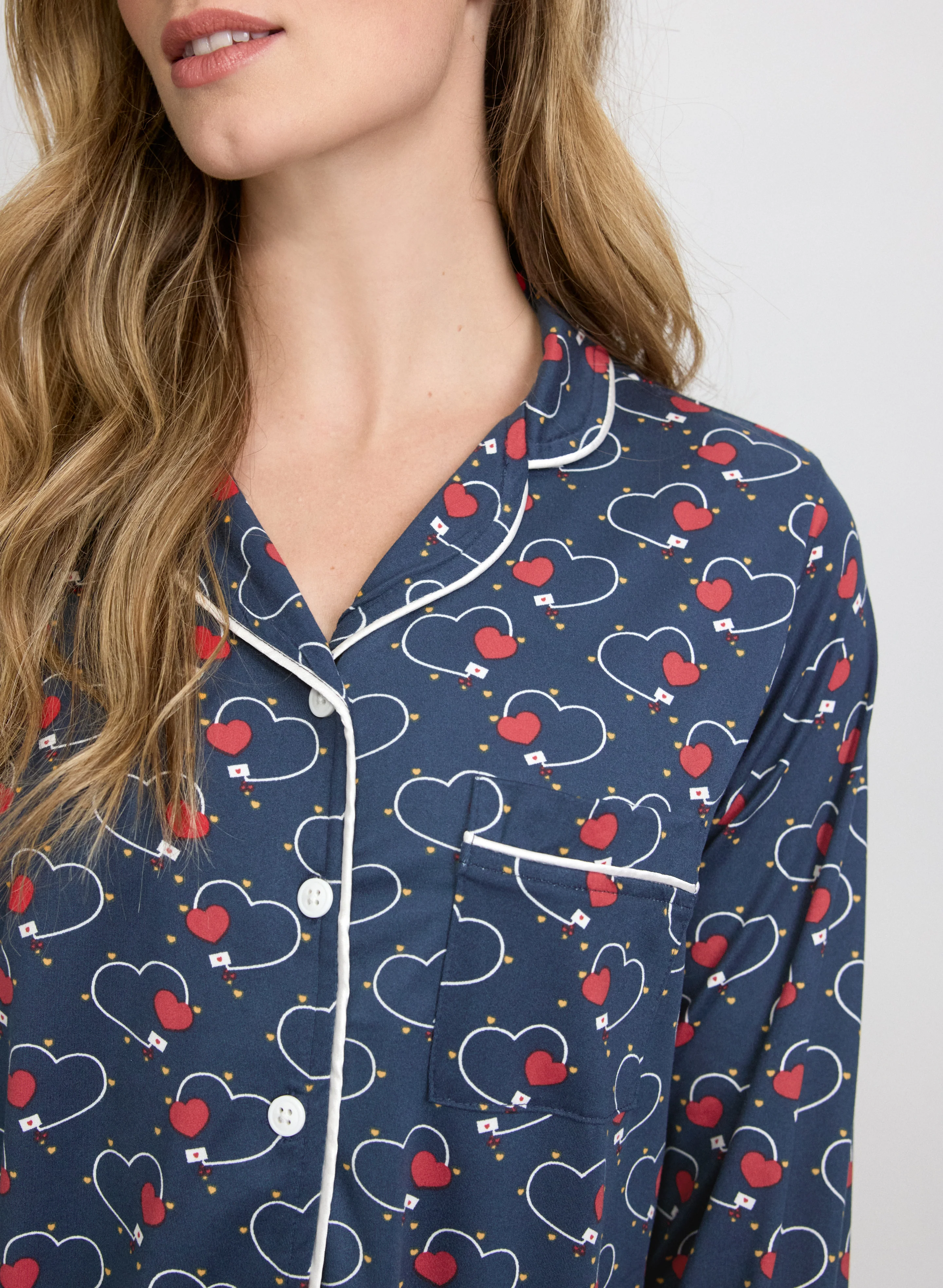Heart Print Pyjama Set - Image 6