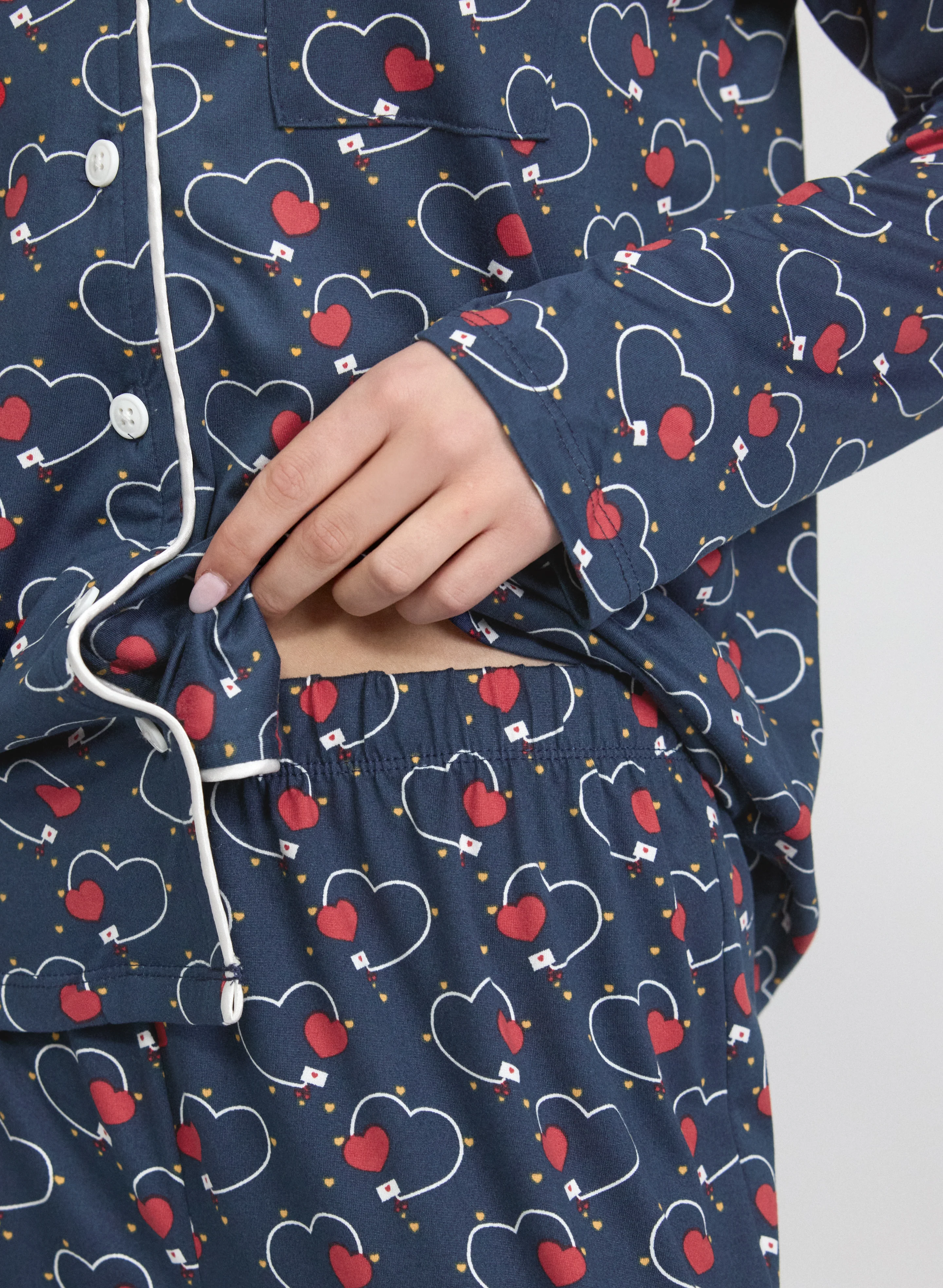 Heart Print Pyjama Set - Image 7