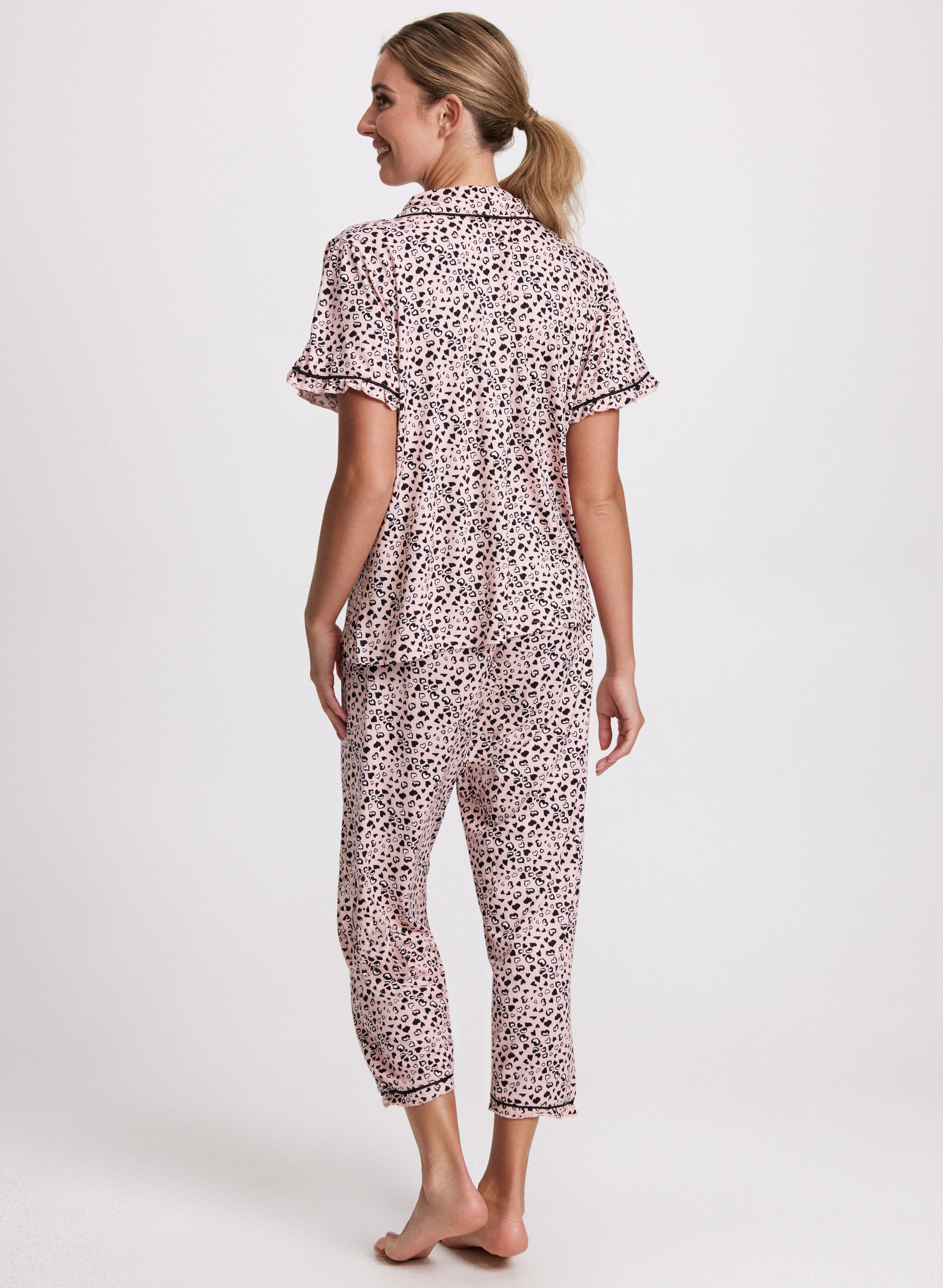 Heart Print Pyjama Set - Image 3