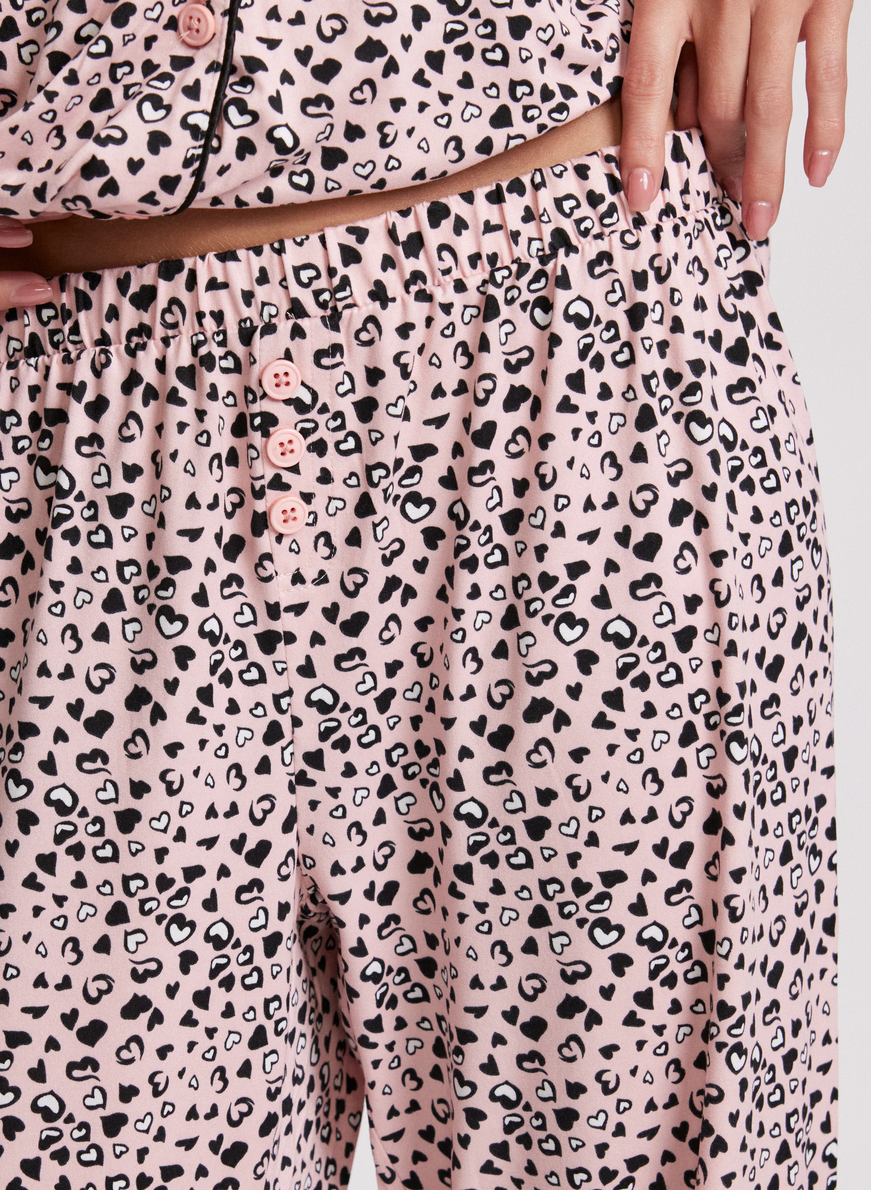 Heart Print Pyjama Set - Image 4