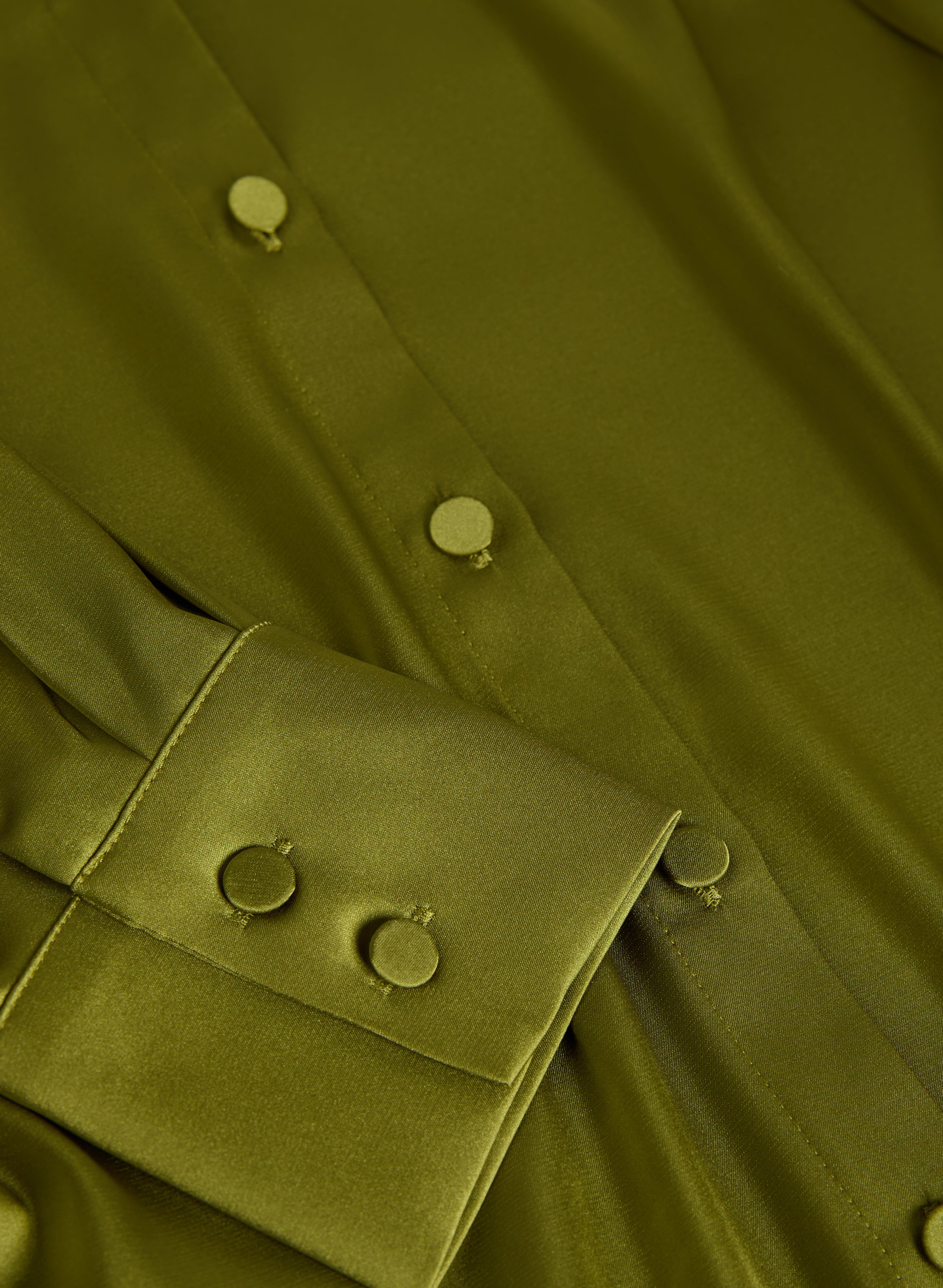 High-Low Satin Blouse - Image 7