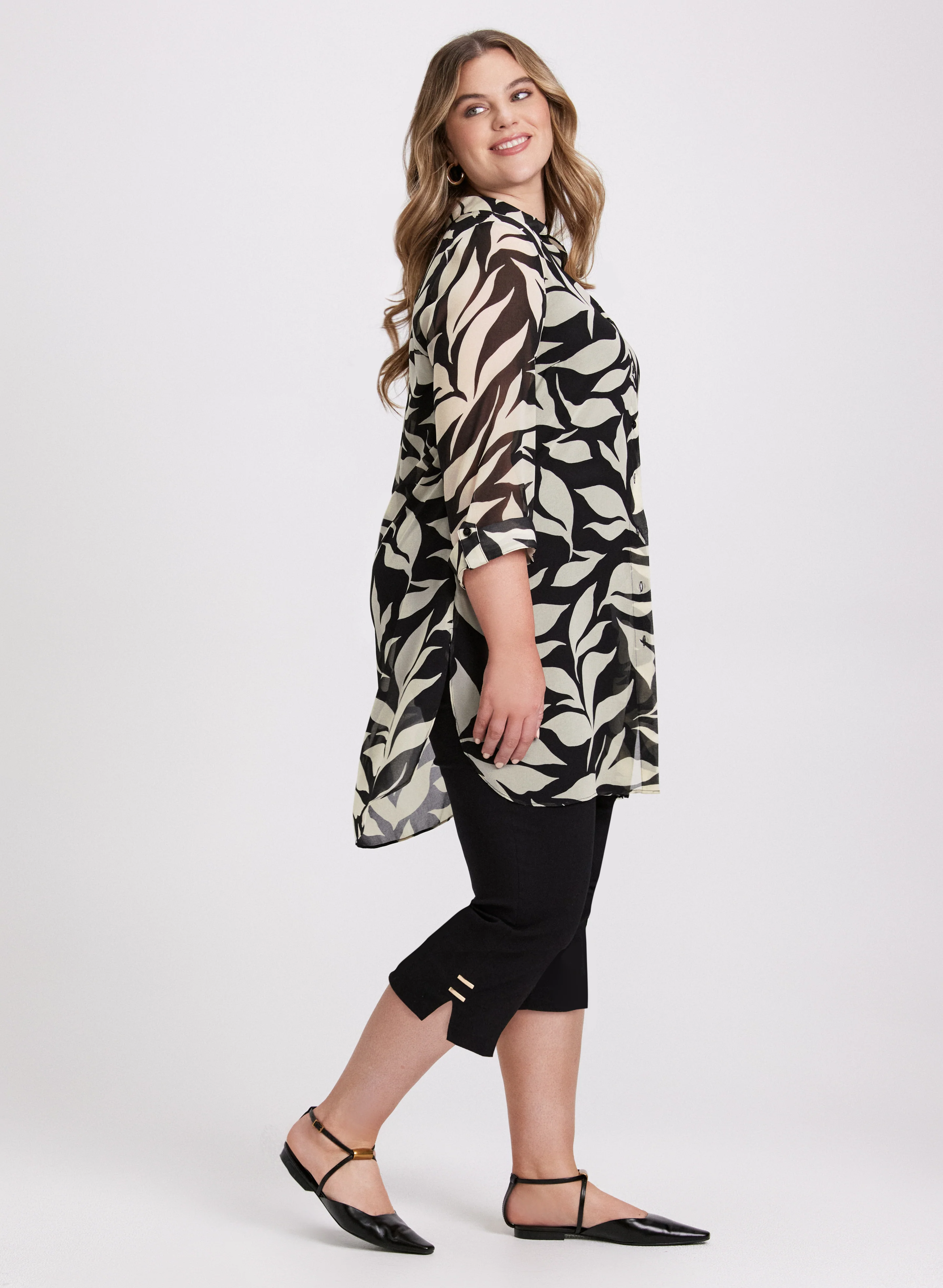 High-Rise Bengaline Capris - Image 3