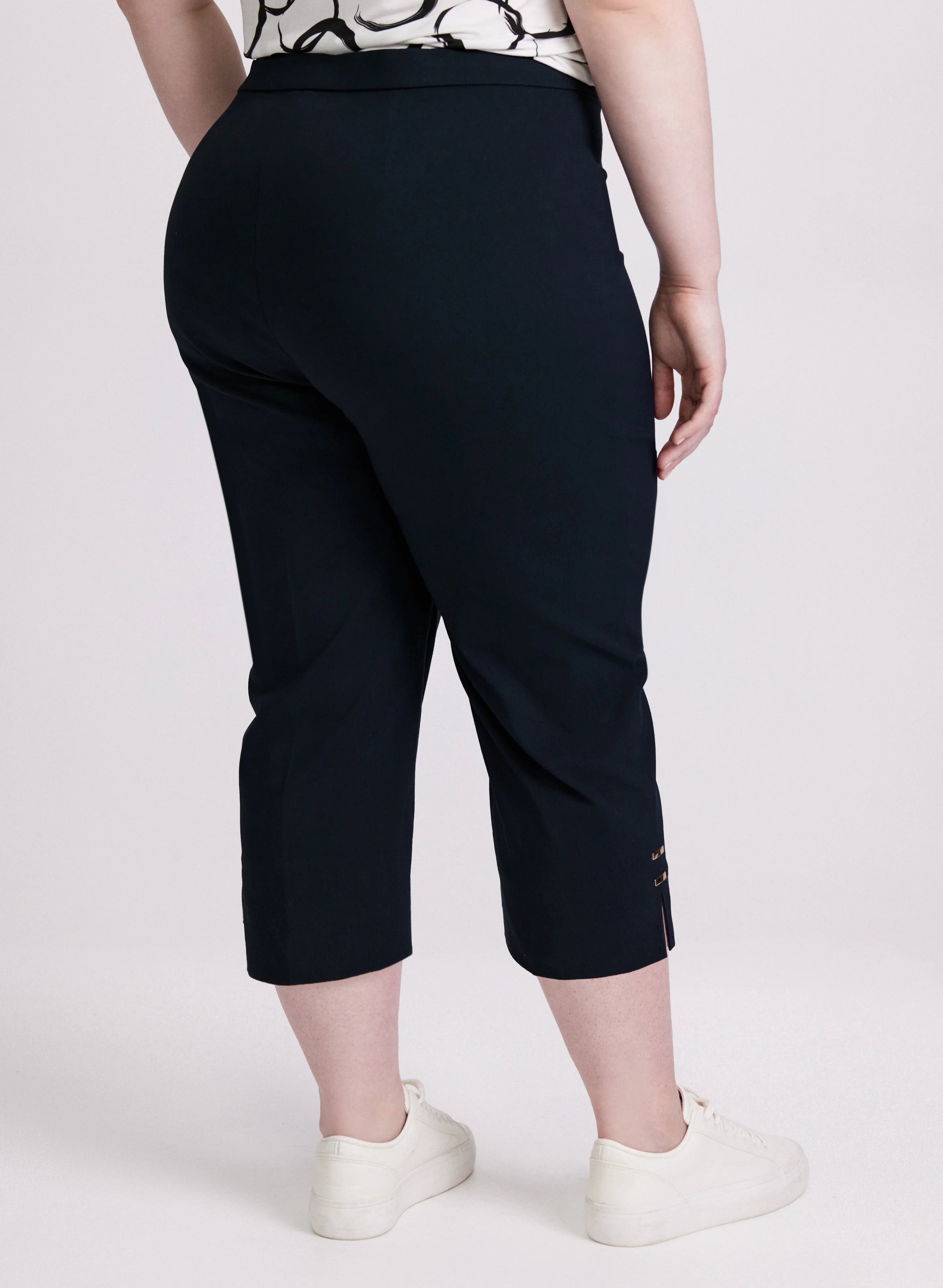 High-Rise Bengaline Capris - Image 2