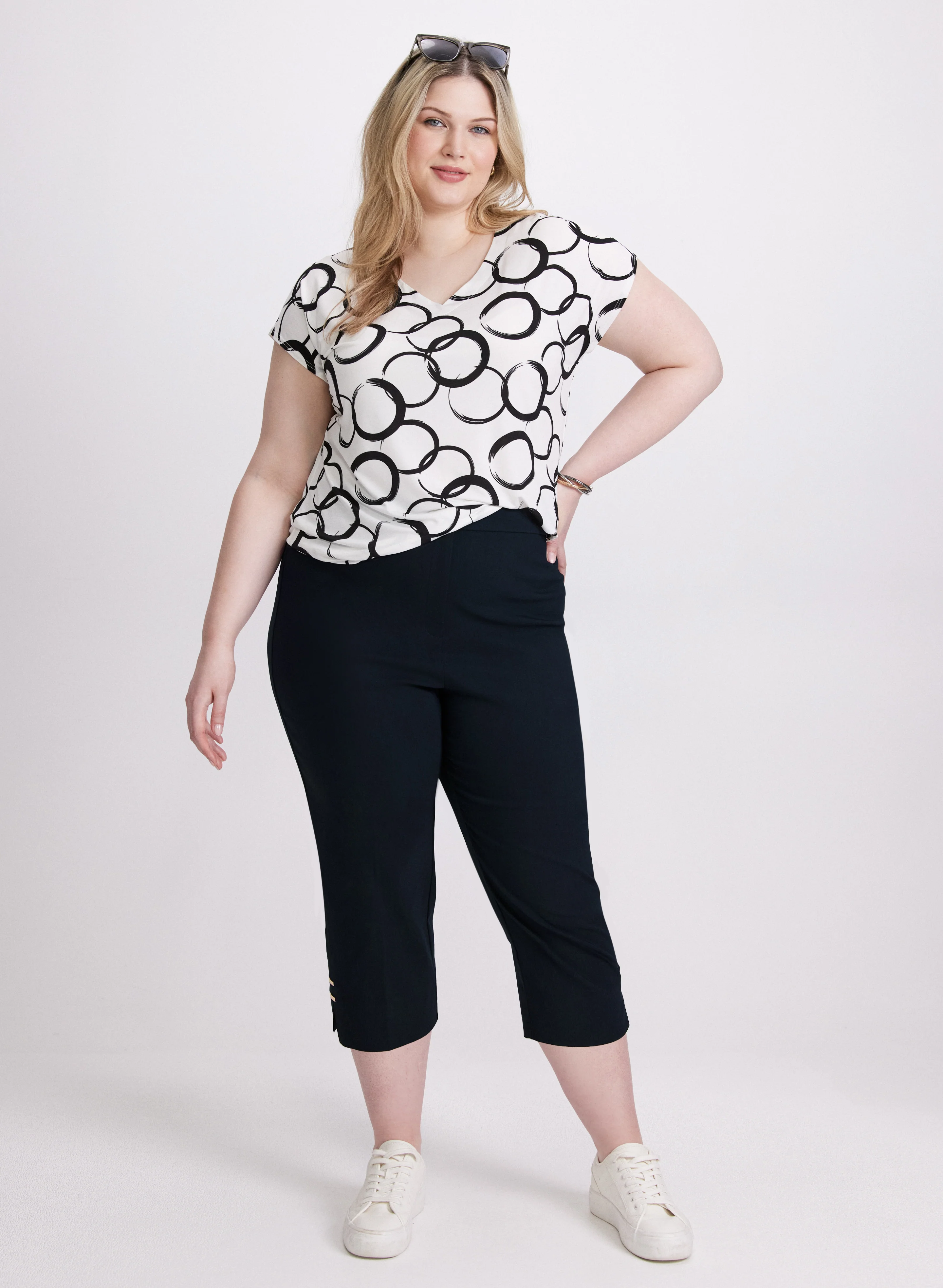High-Rise Bengaline Capris - Image 3