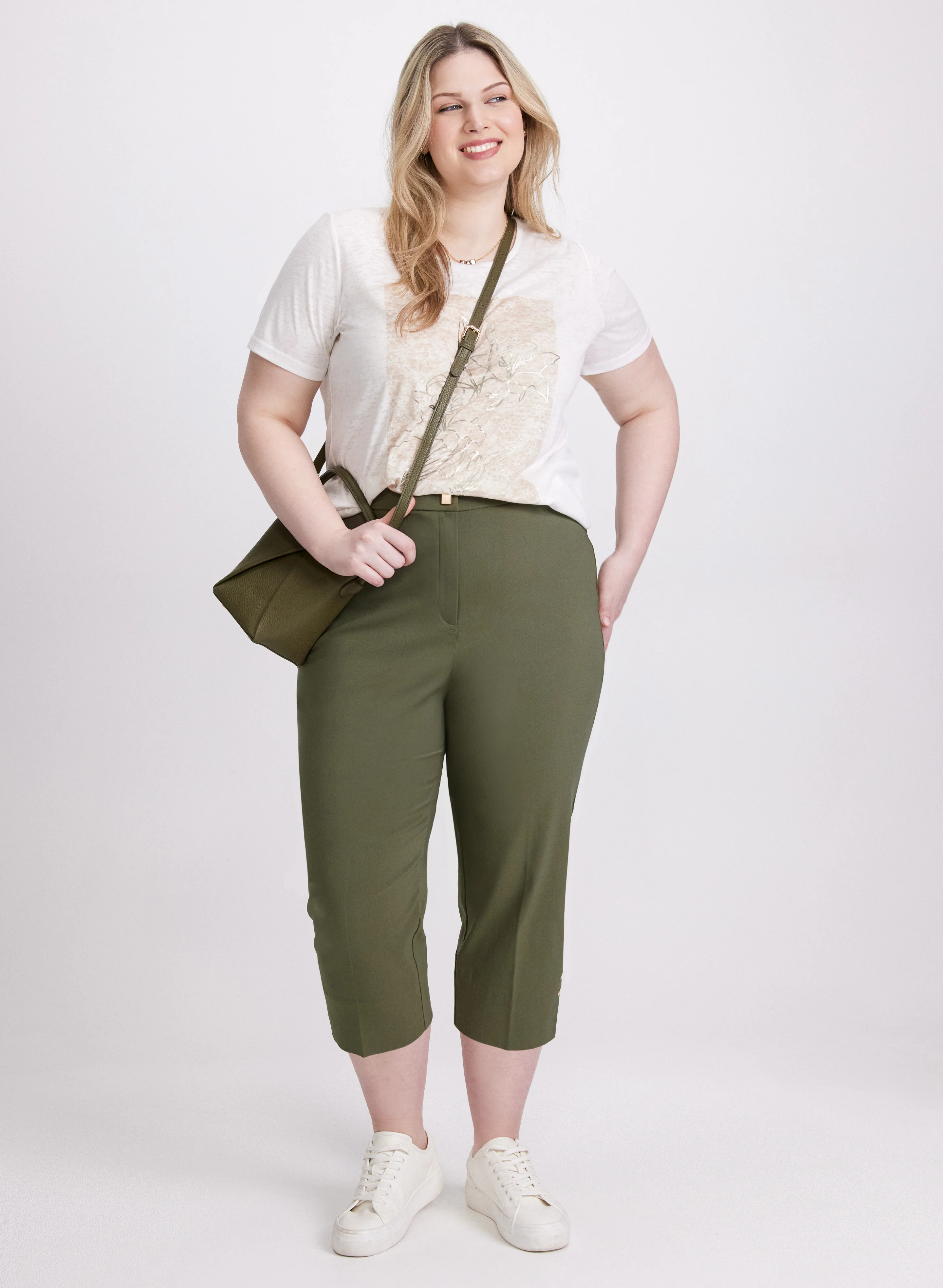 High-Rise Bengaline Capris - Image 3