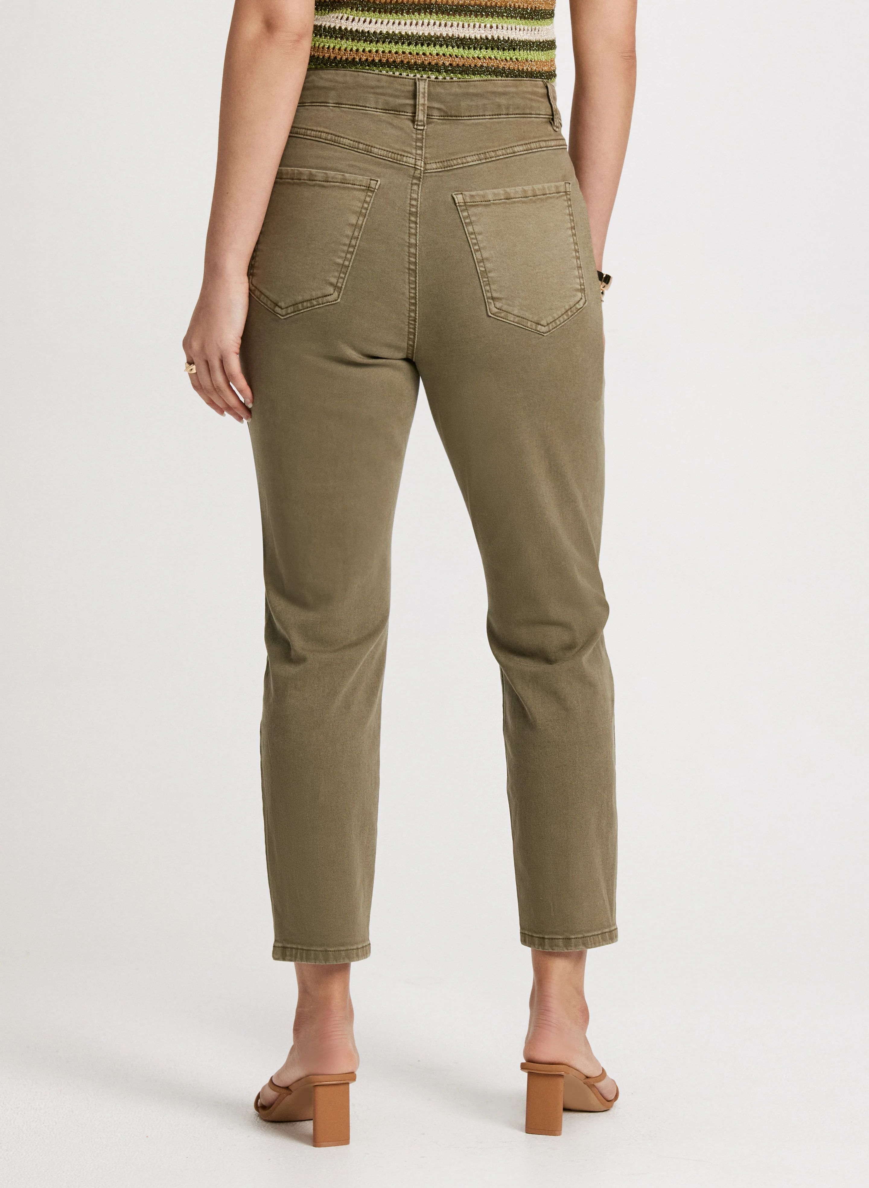 High Rise Slim Leg Jeans - Image 2