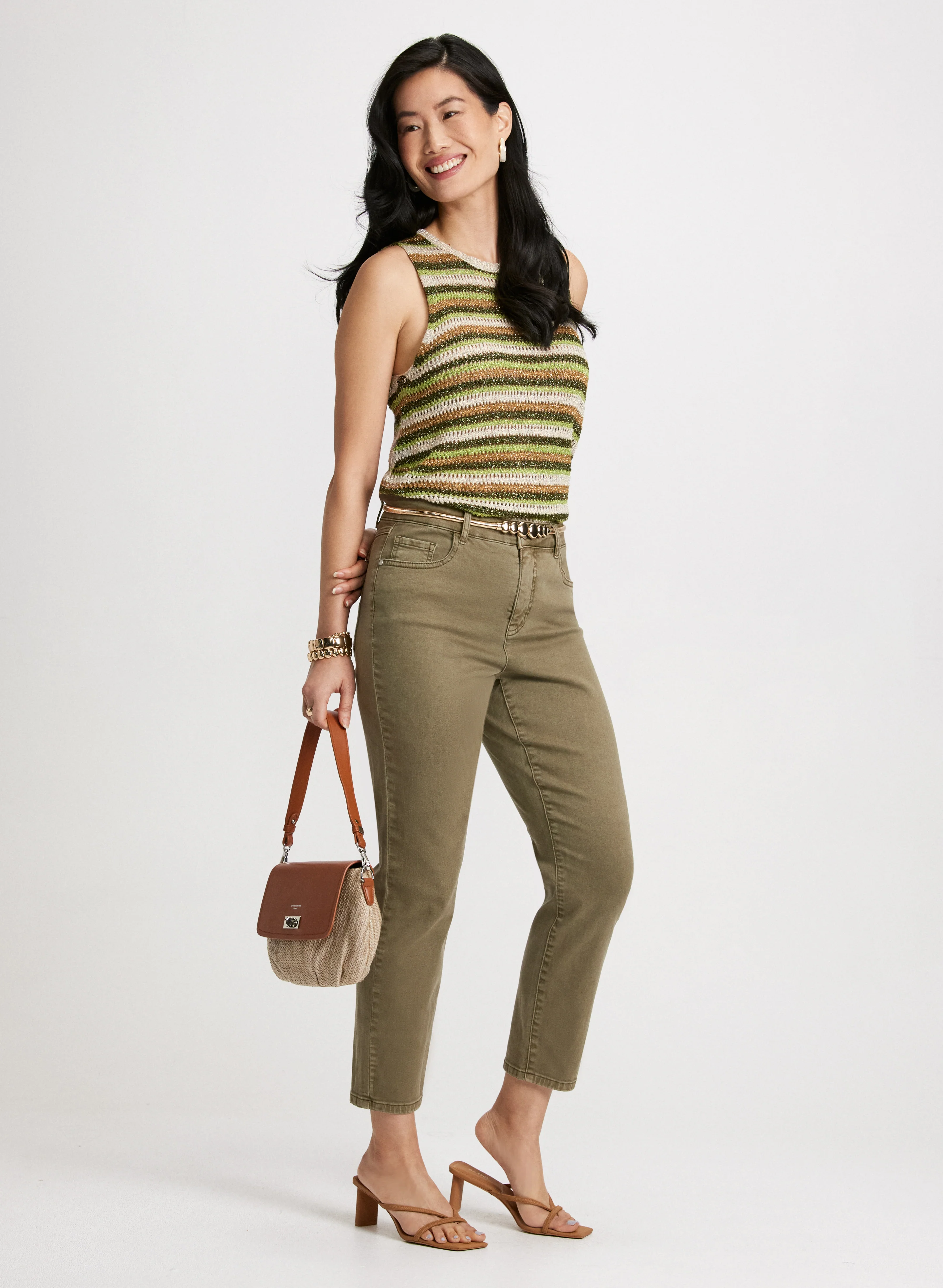 High Rise Slim Leg Jeans - Image 7