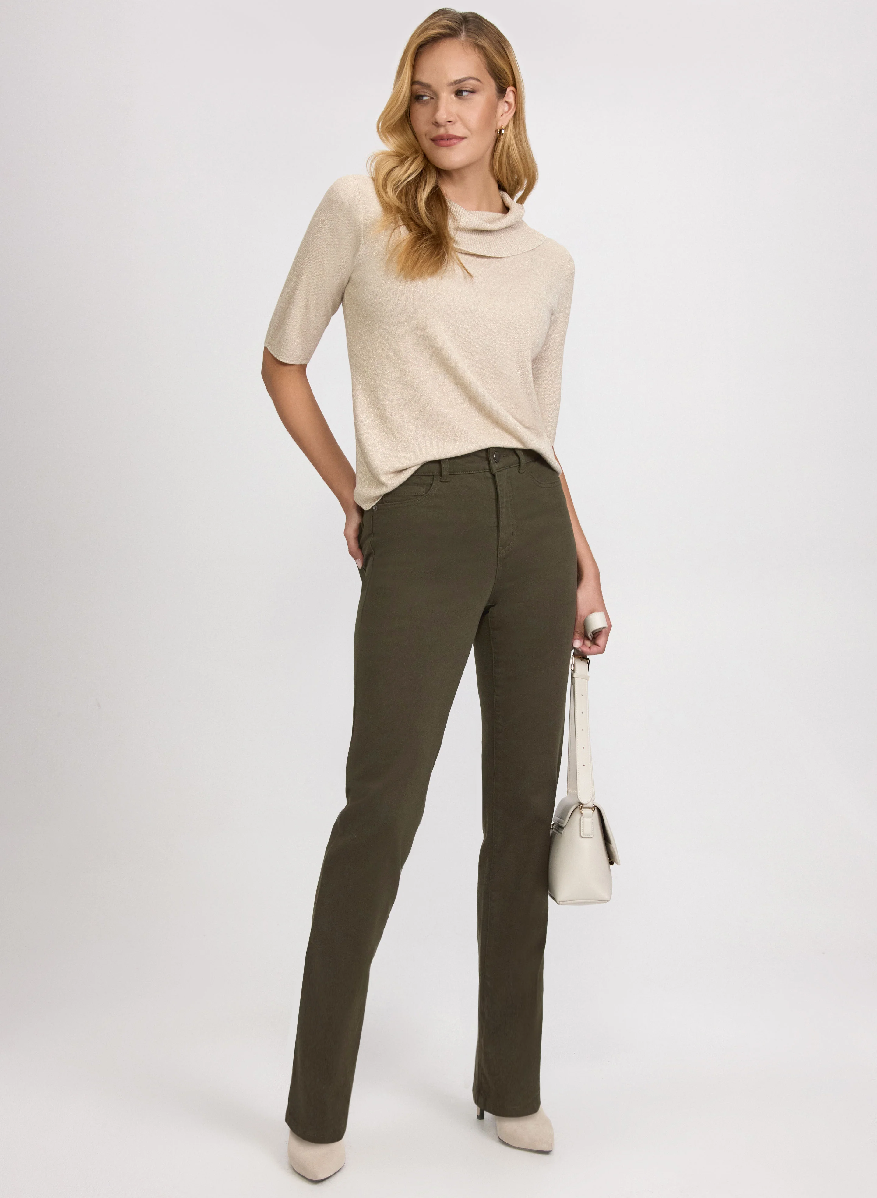 High Rise Straight-Leg Jeans - Image 3
