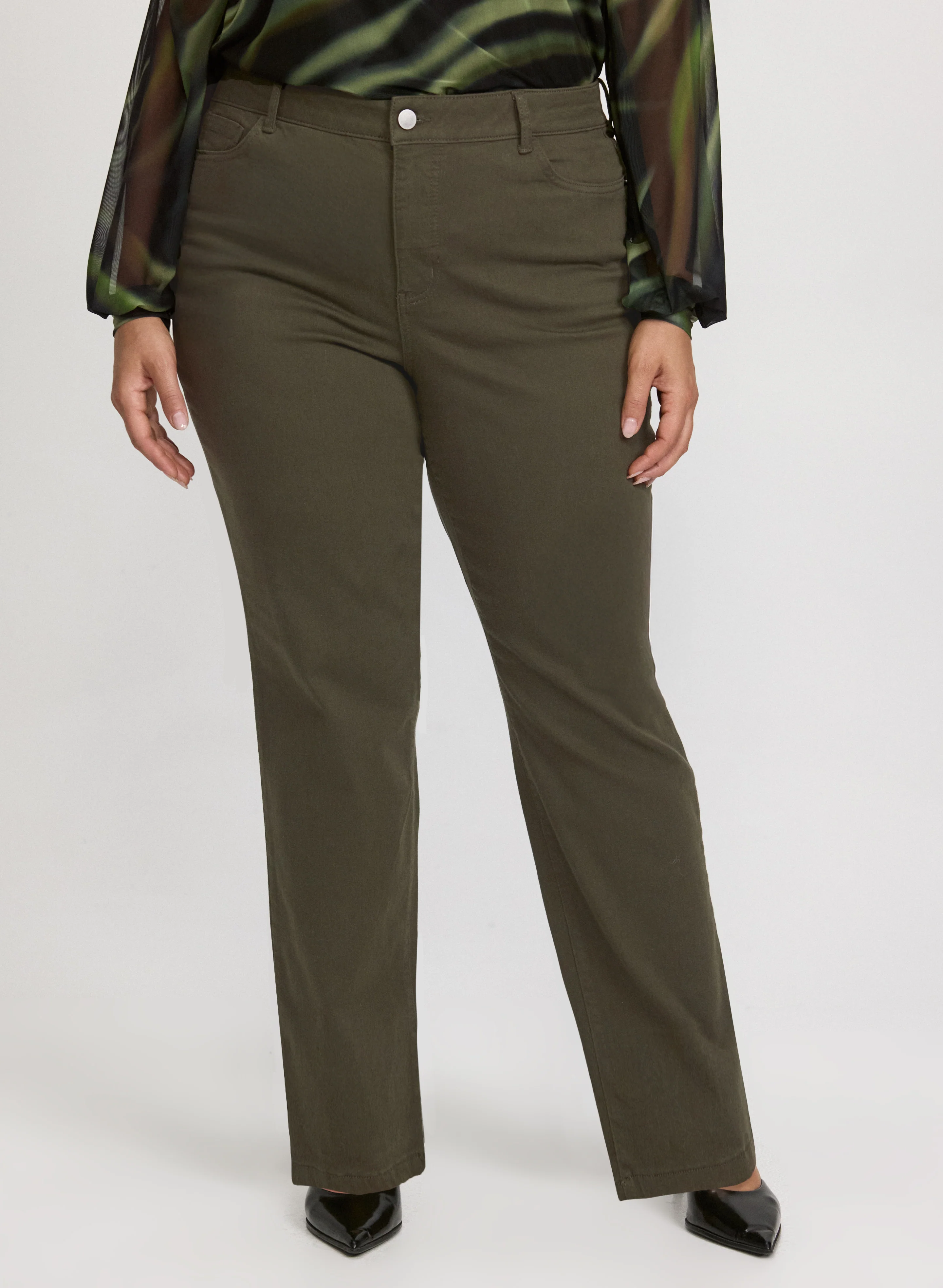 High Rise Straight-Leg Jeans - Image 8