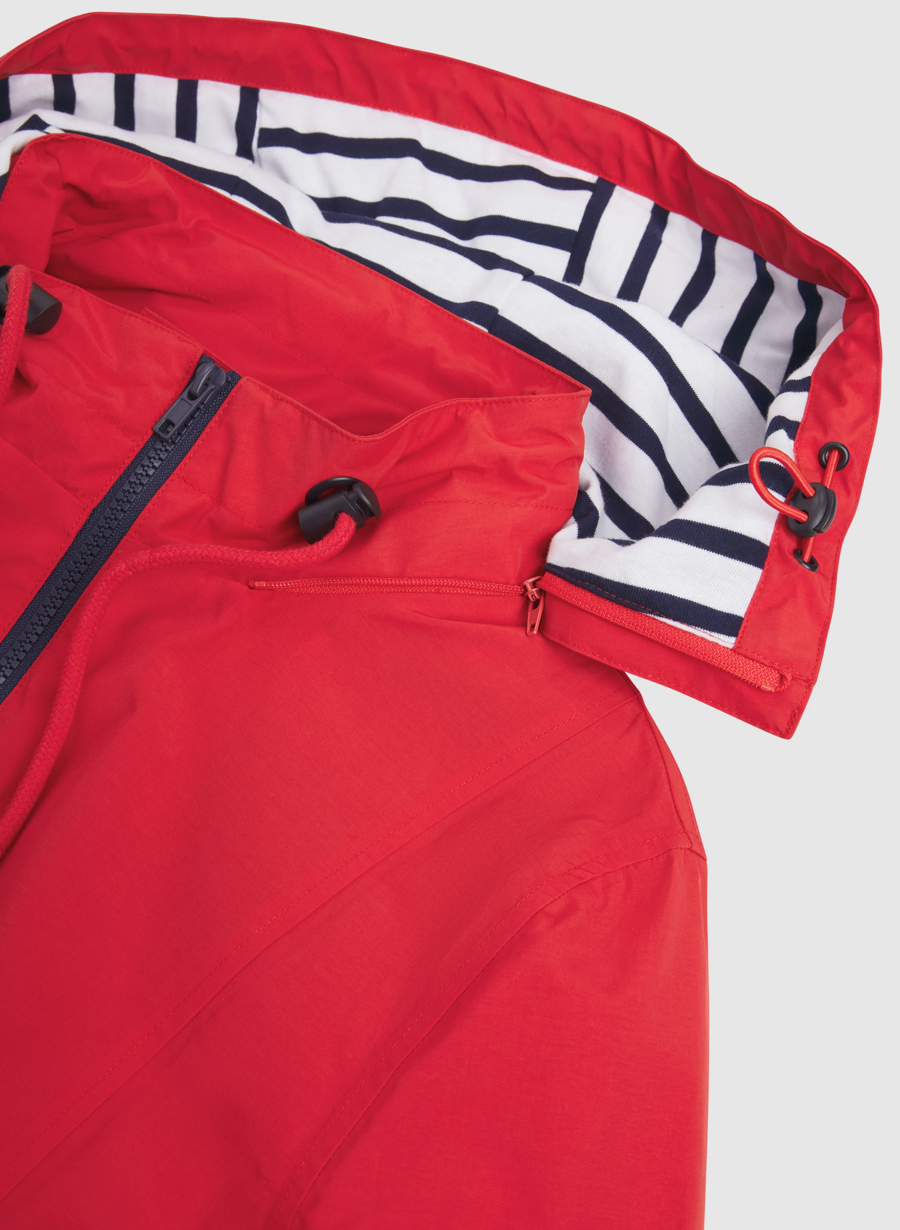 Hooded Nylon Rain Coat - Image 7