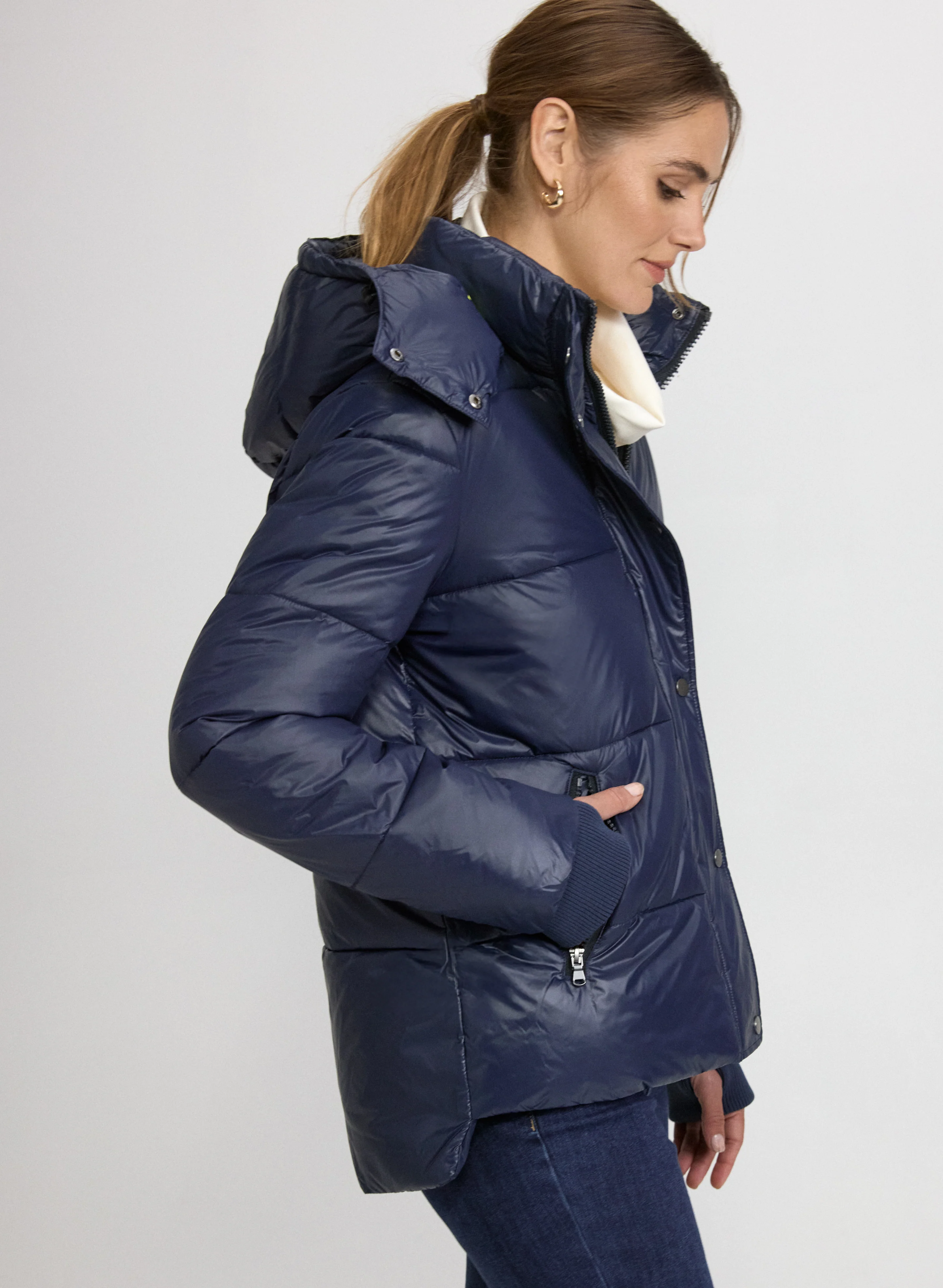 Hooded Puffer Coat - Image 6