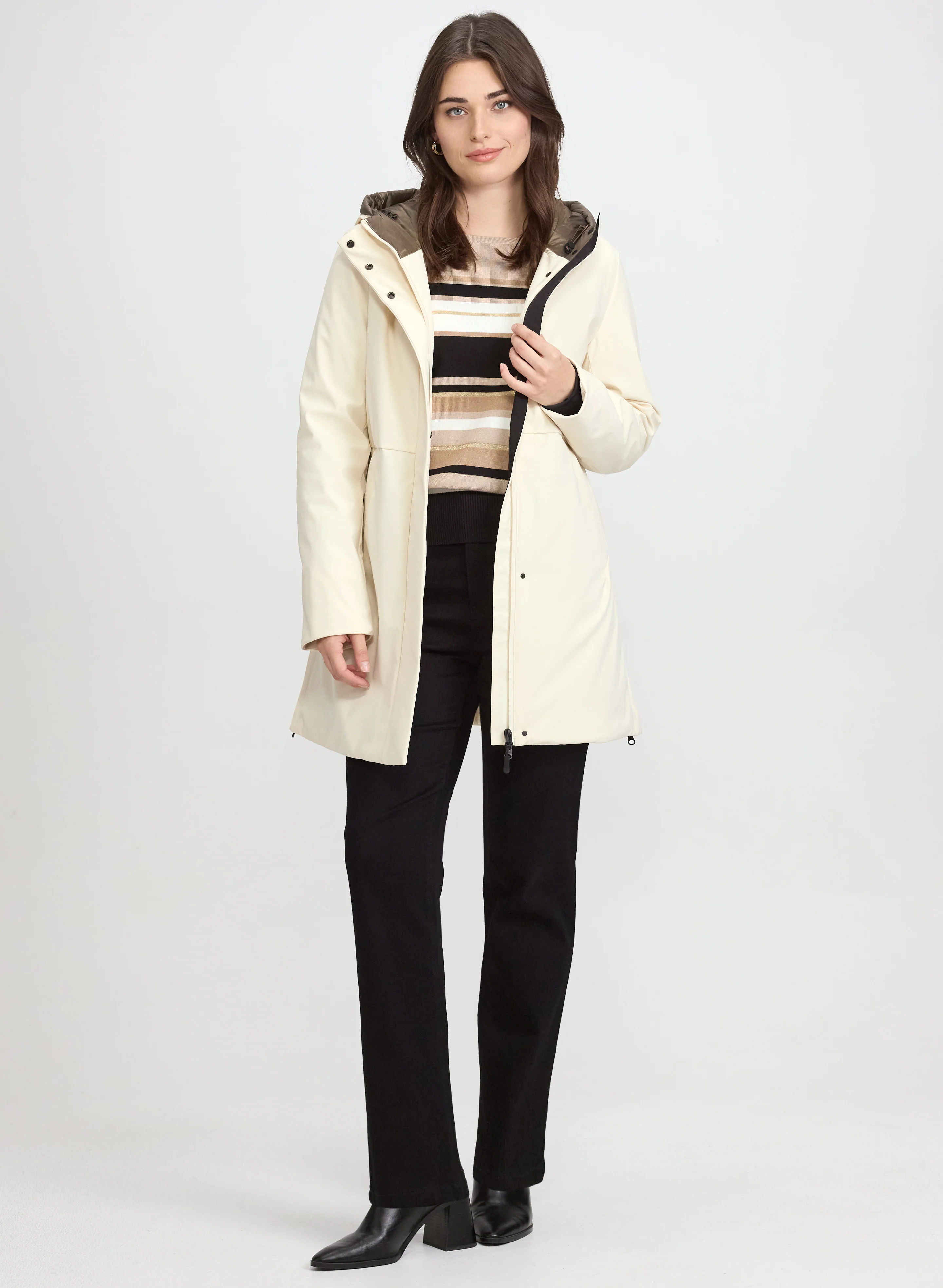 Hooded Transitional Coat - Image 3
