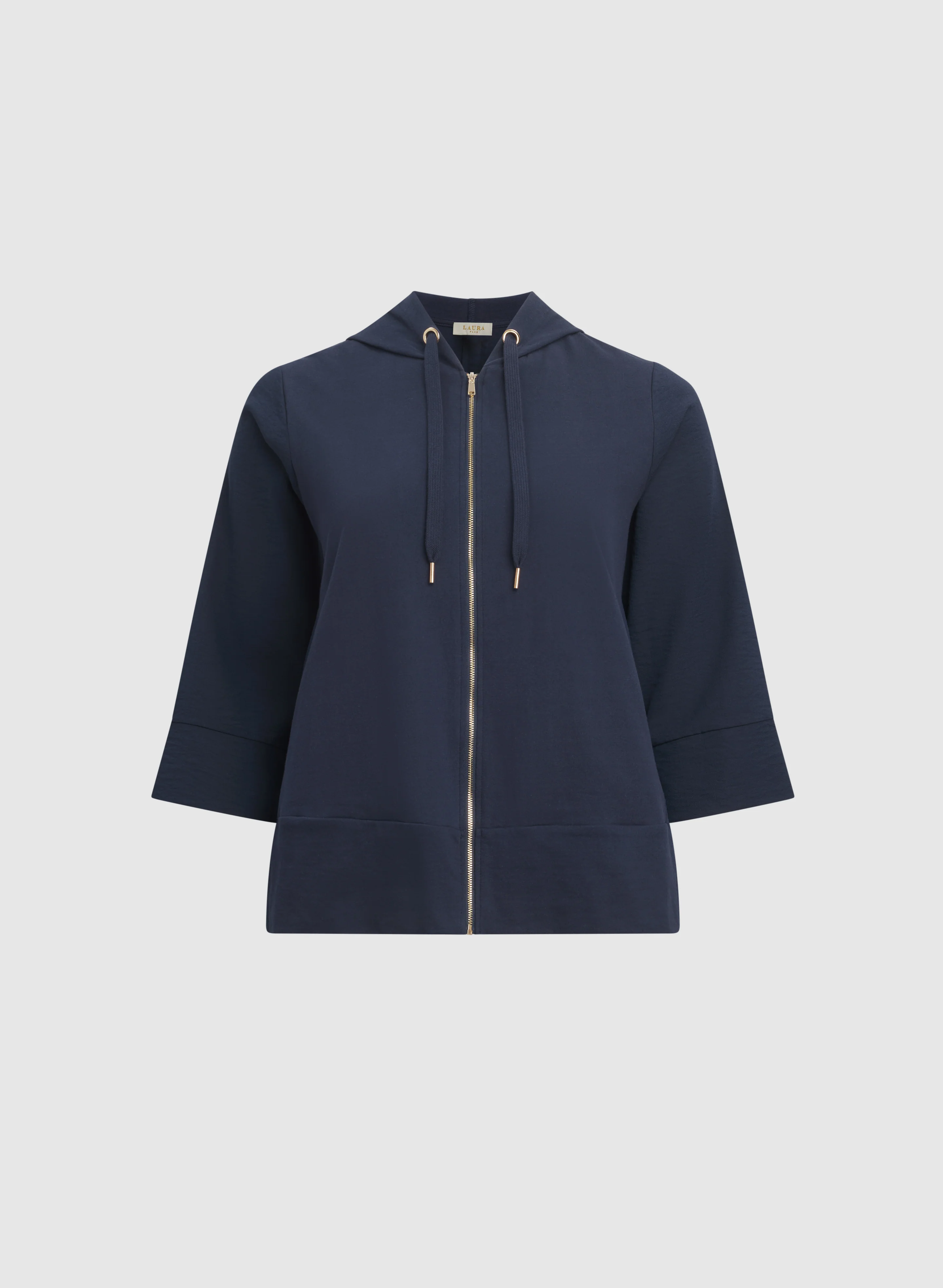 Hooded Zip Front Top - Image 7