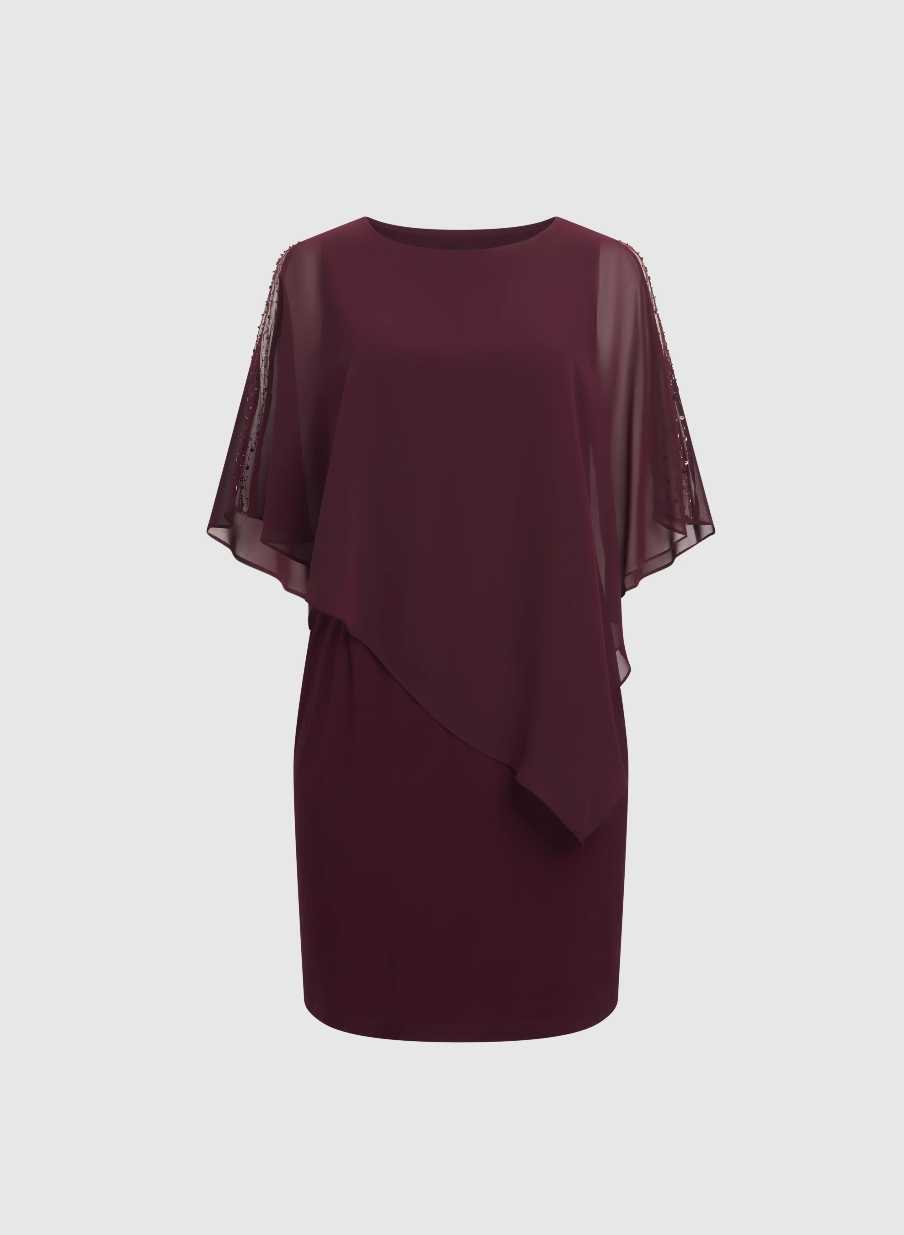 Illusion Jersey Dress - Image 6