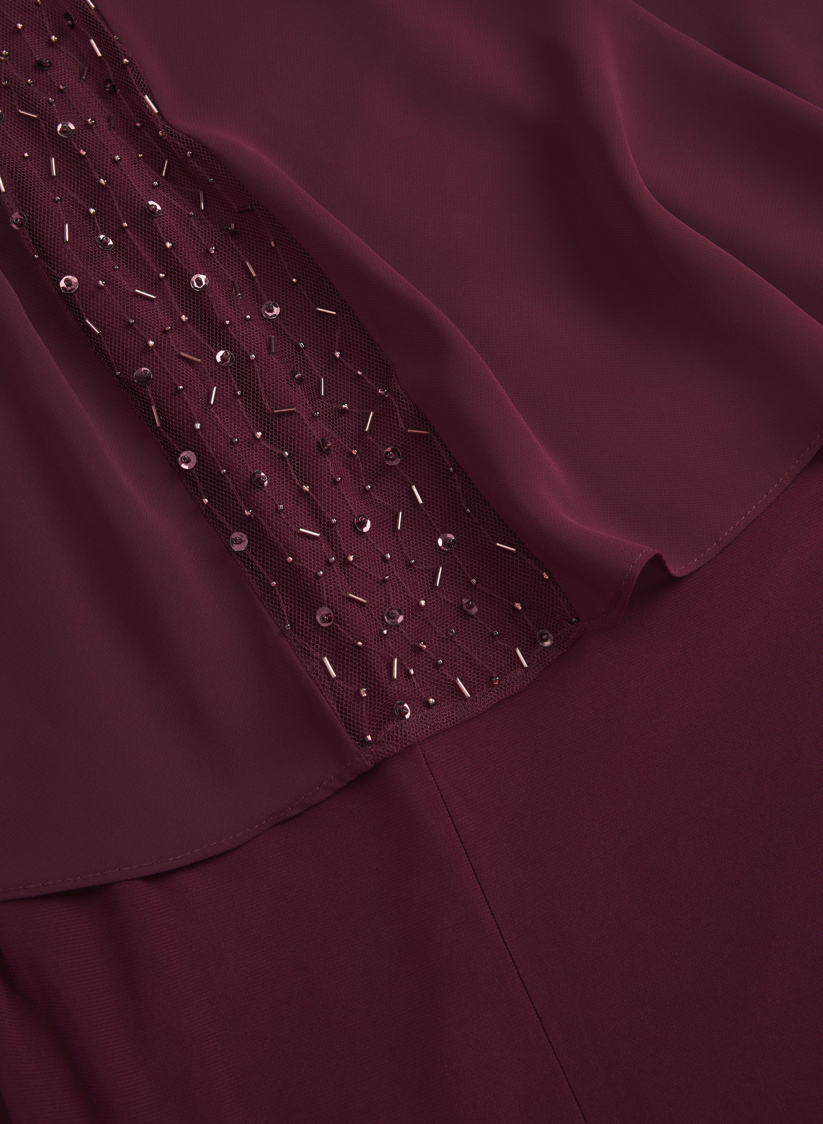 Illusion Jersey Dress - Image 7