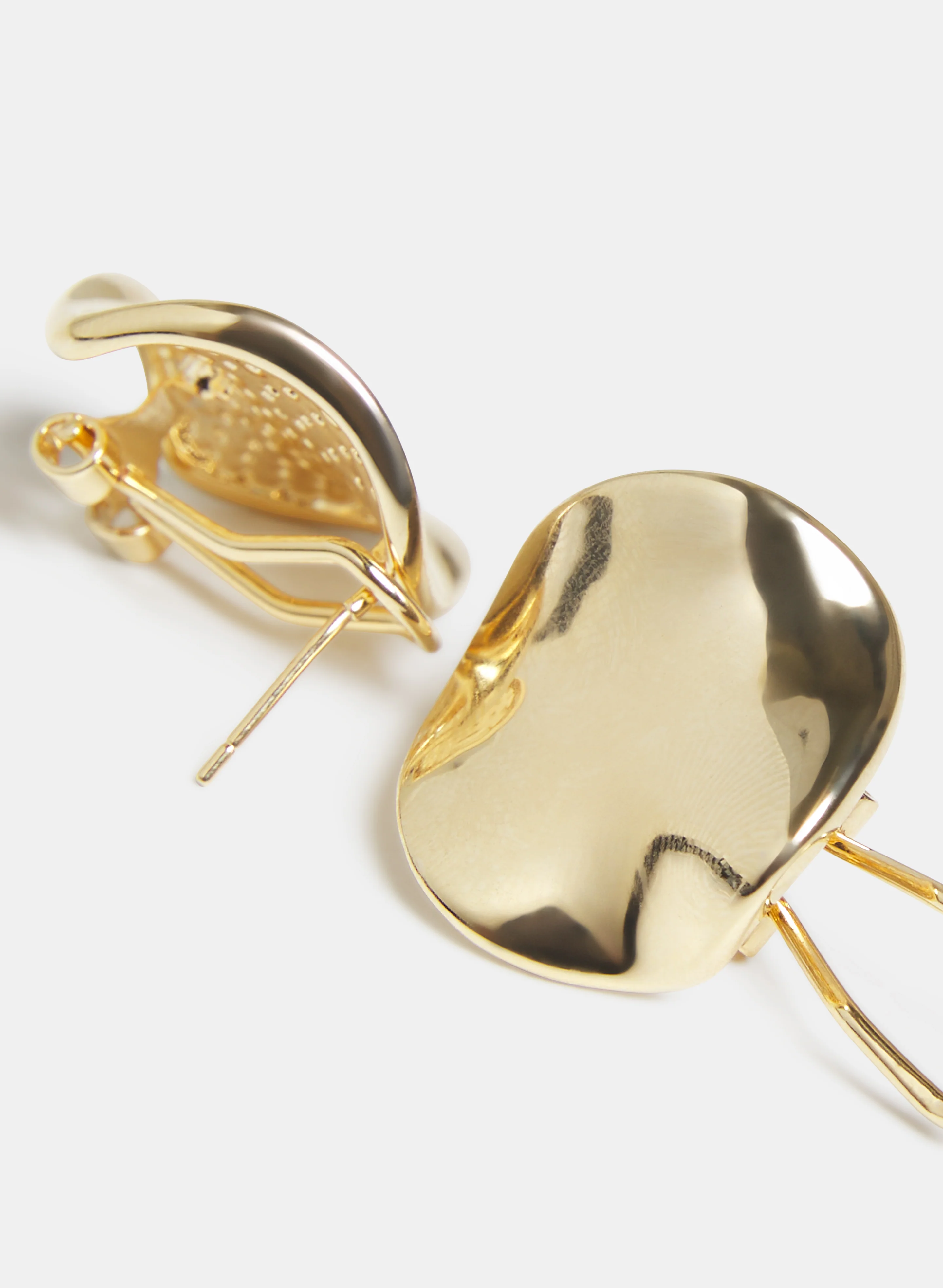 Irregular Button Earrings - Image 3
