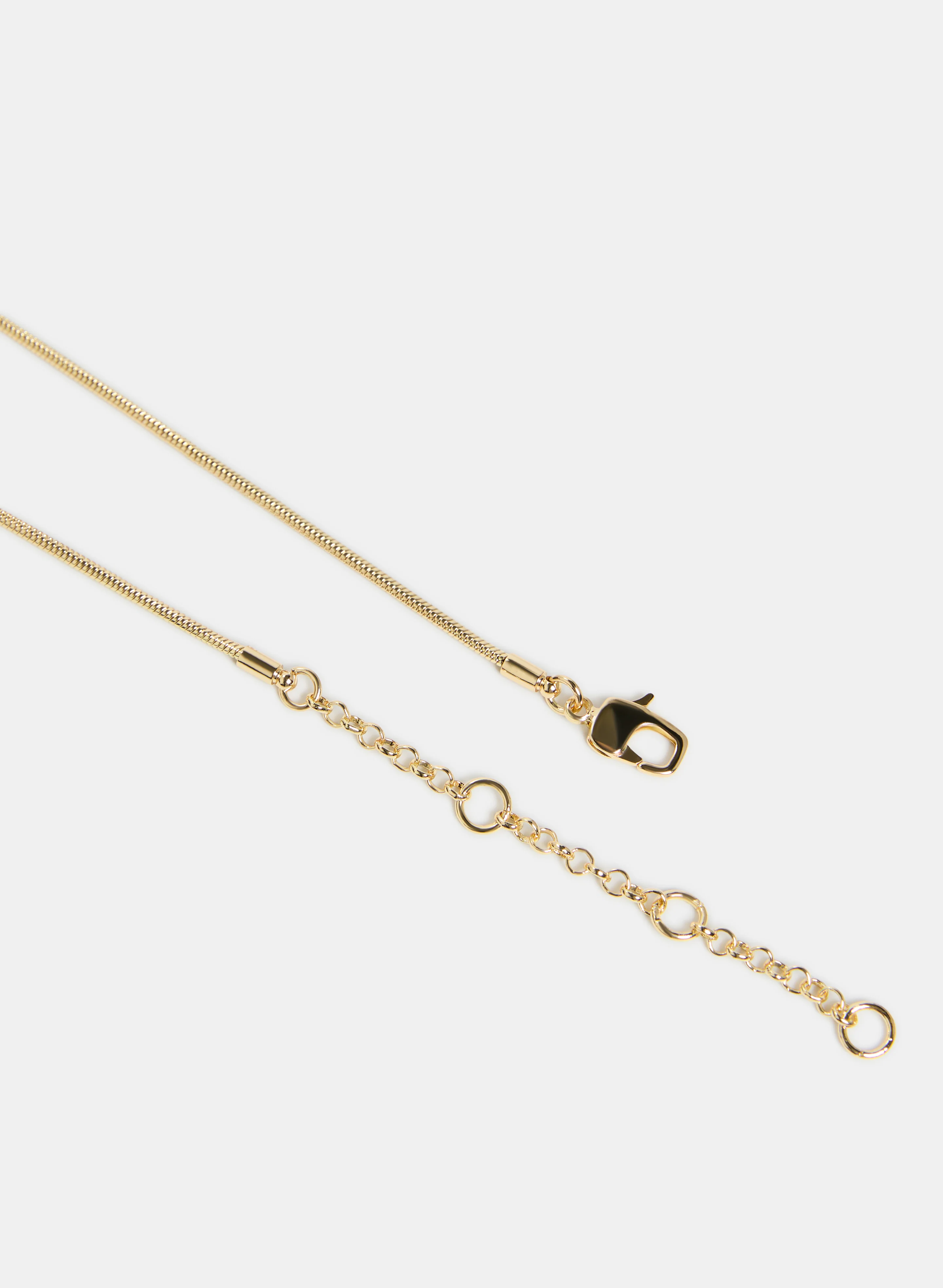 Irregular Teardrop Pendant Necklace - Image 2