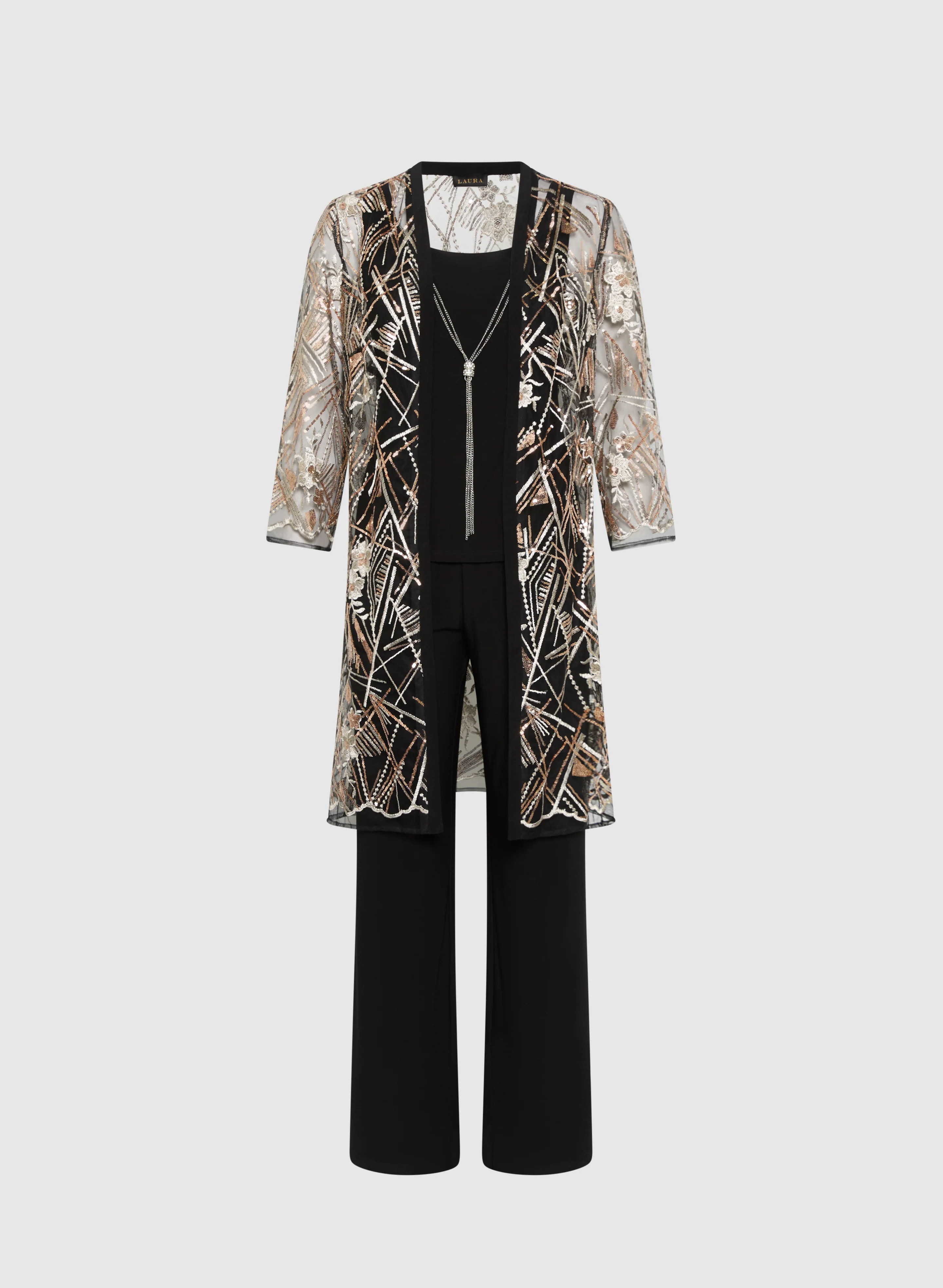 Jacket, Top & Pant Set - Image 6
