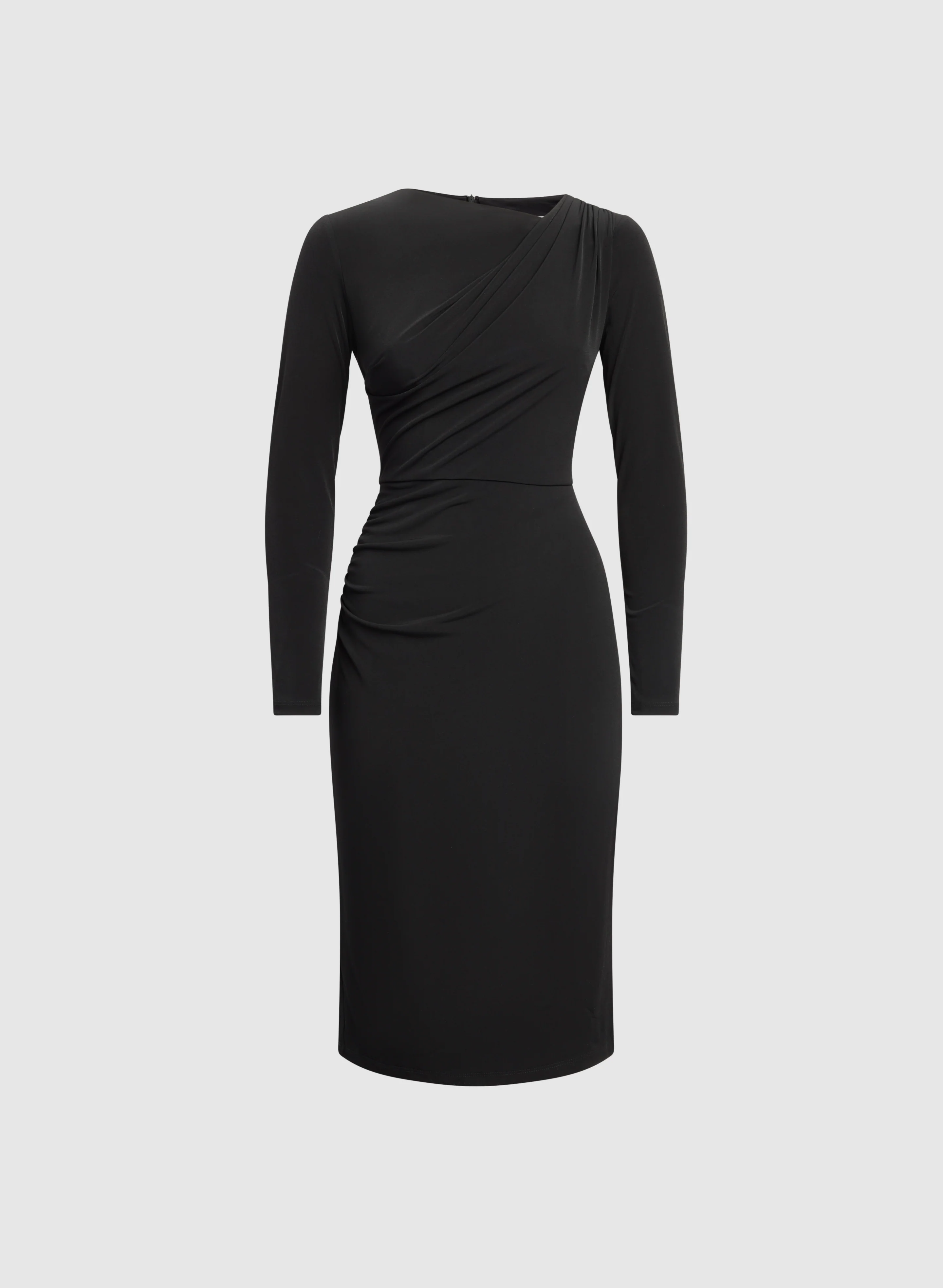 Jersey Asymmetric Dress - Image 5