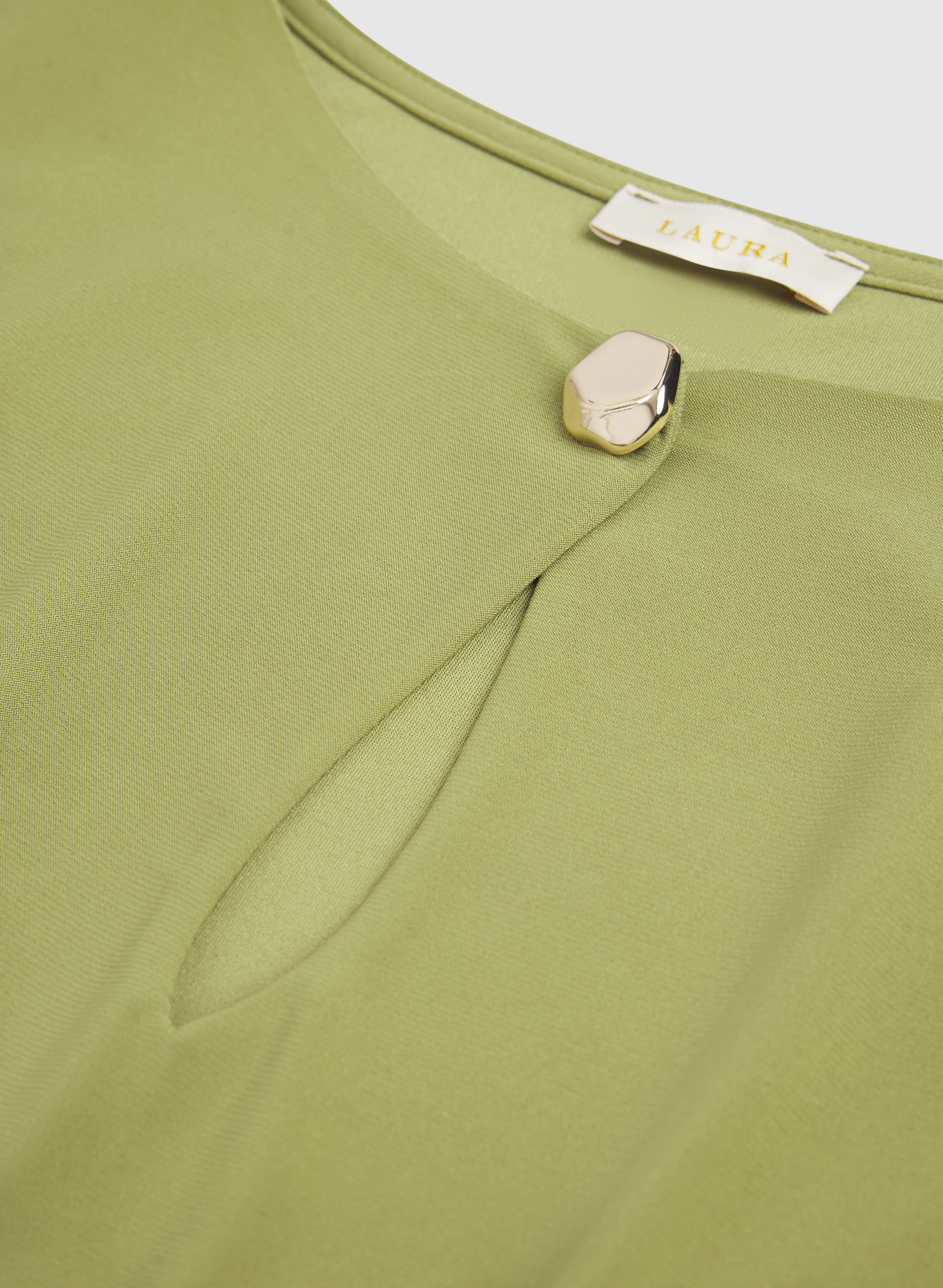 Jersey Keyhole Detail Top - Image 7