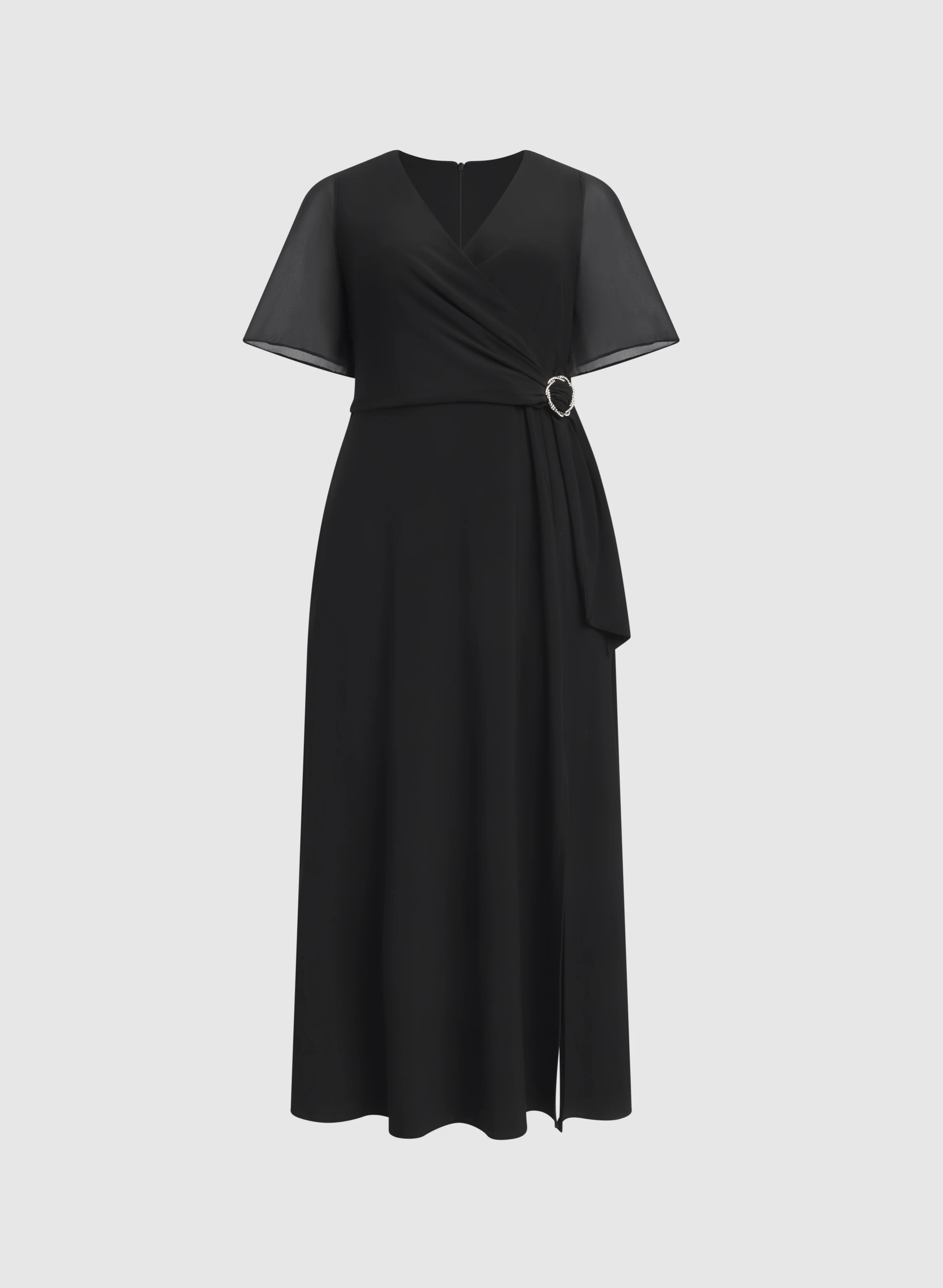 Jersey Slit Dress - Image 6