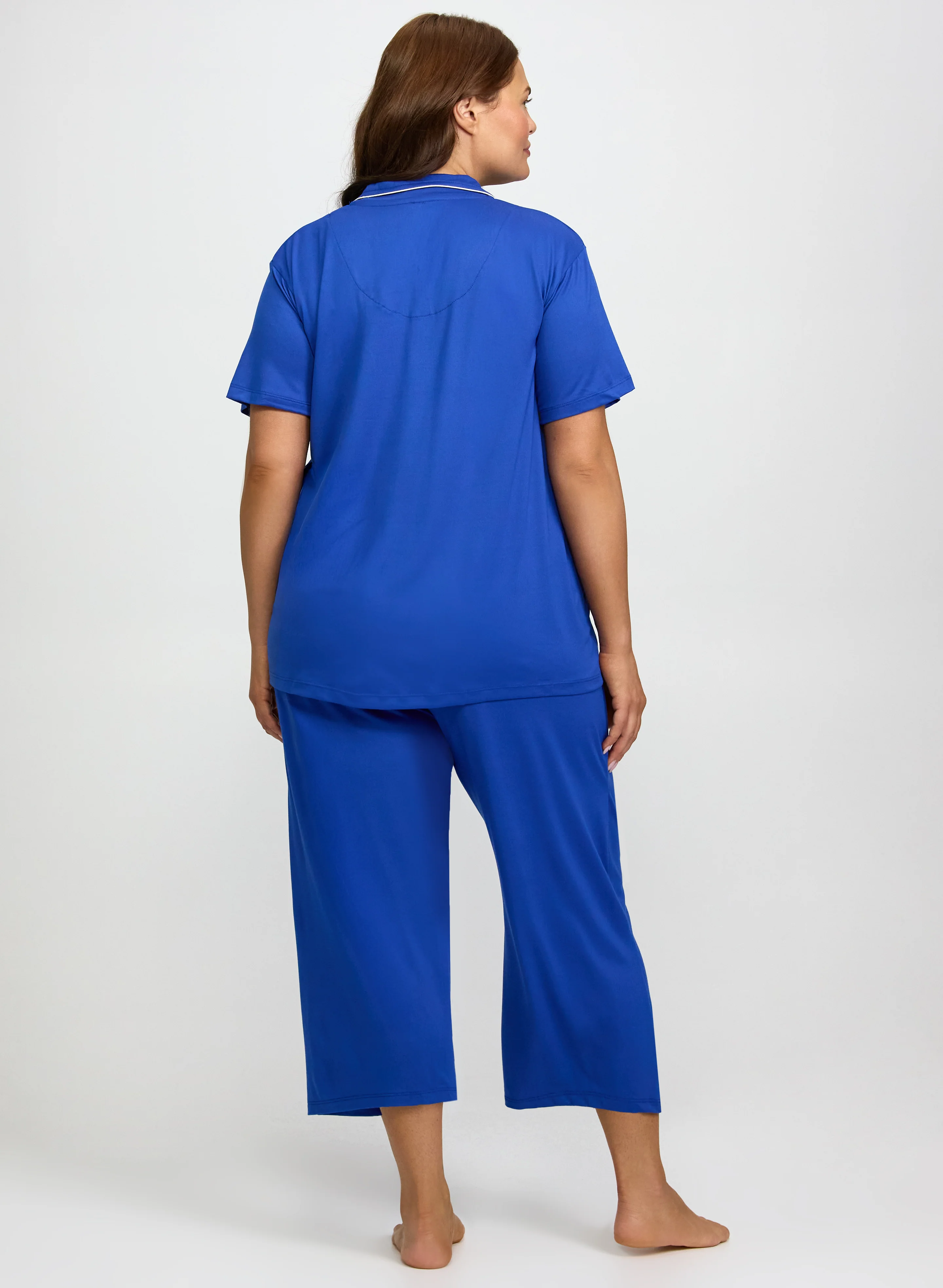 Jersey Top & Capri Pyjama Set - Image 4