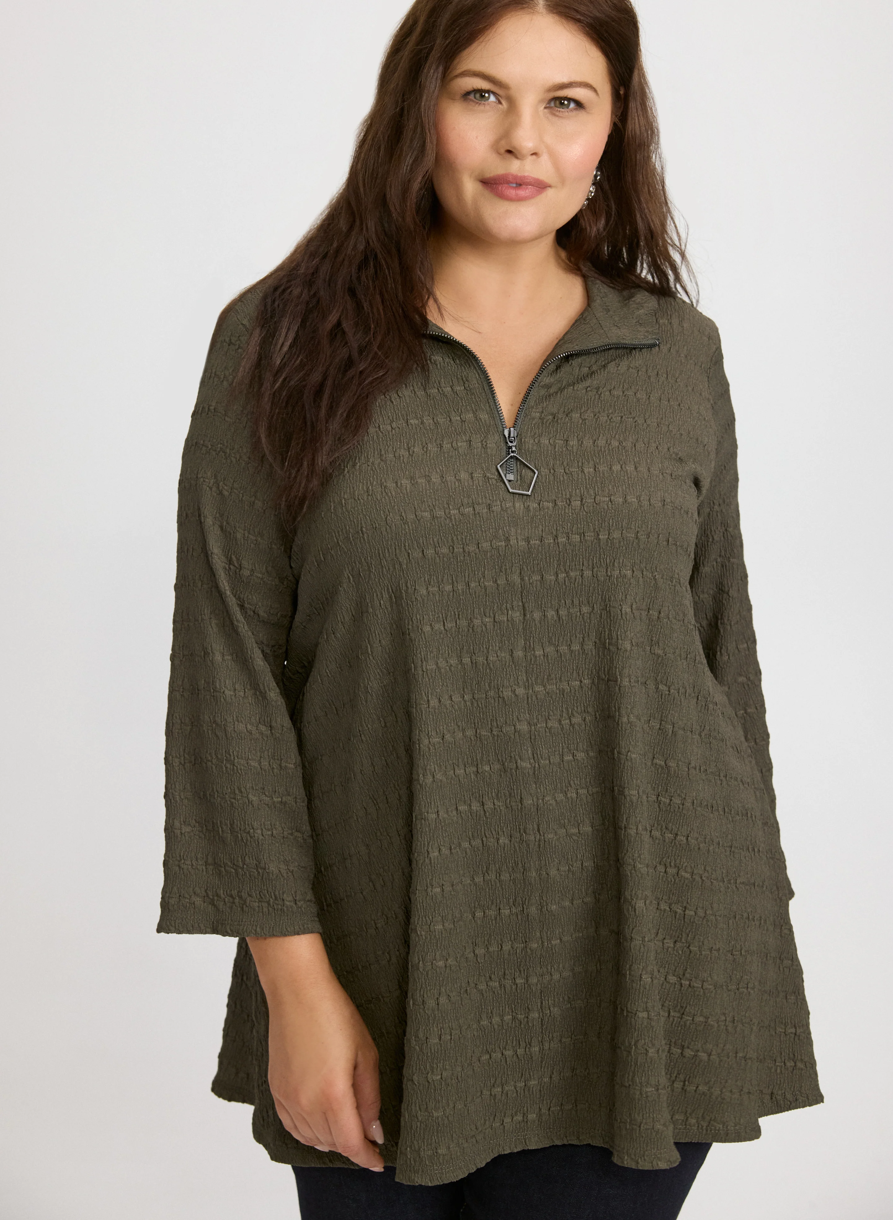 Joseph Ribkoff - Bubble Knit Tunic Top