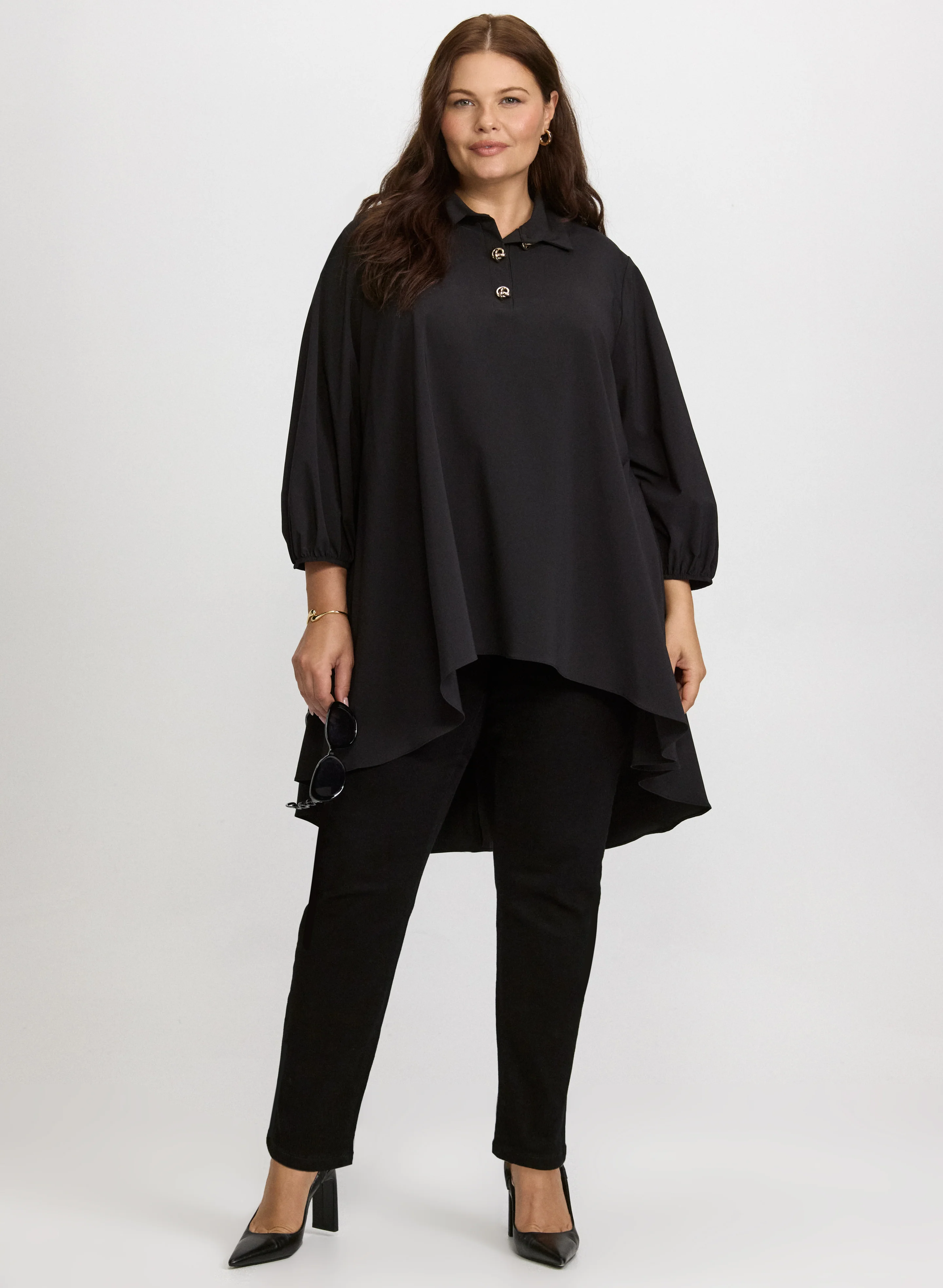Joseph Ribkoff - Button Detail Blouse - Image 3