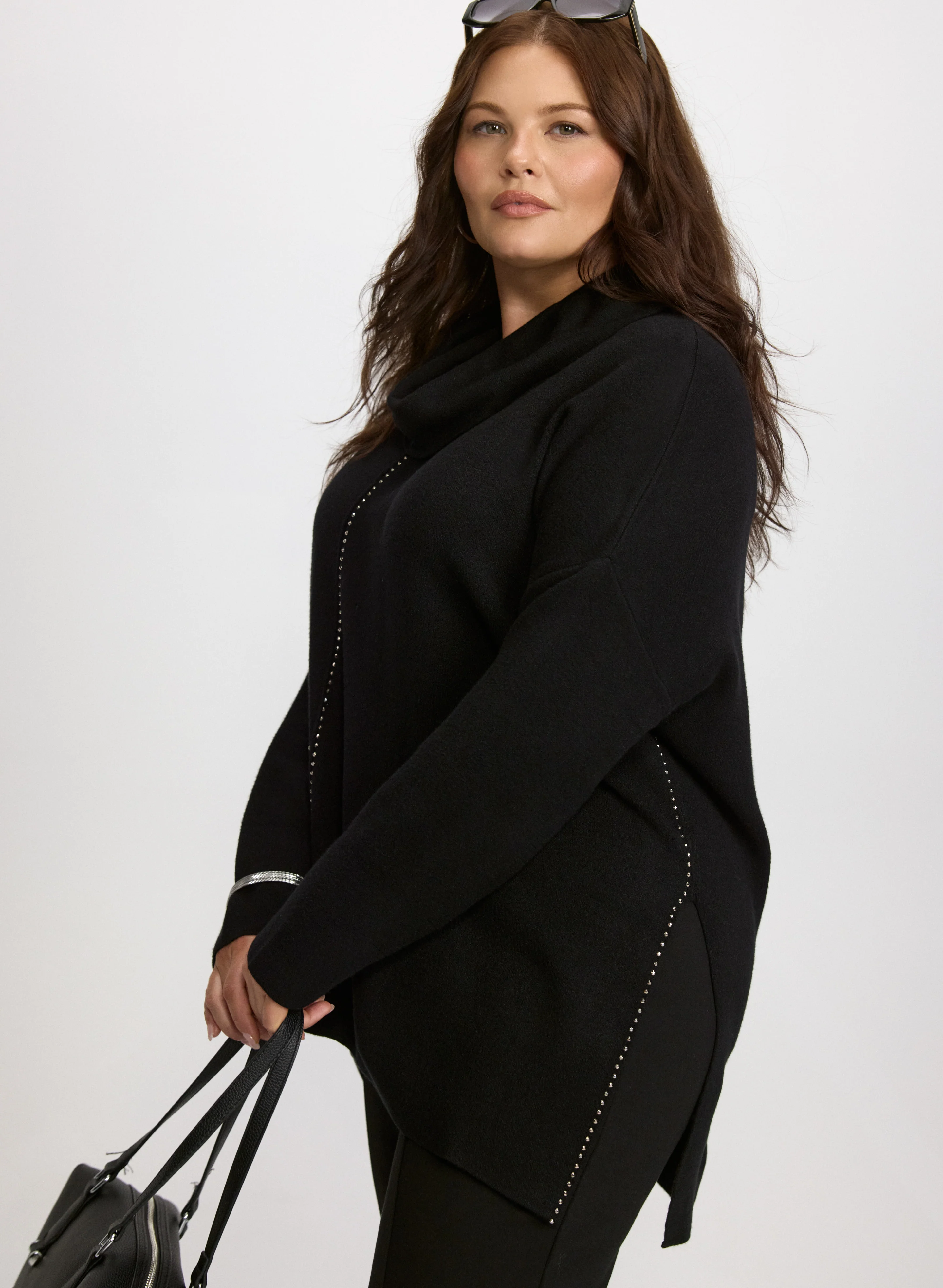 Joseph Ribkoff - Cowl Neck Sweater - Image 2
