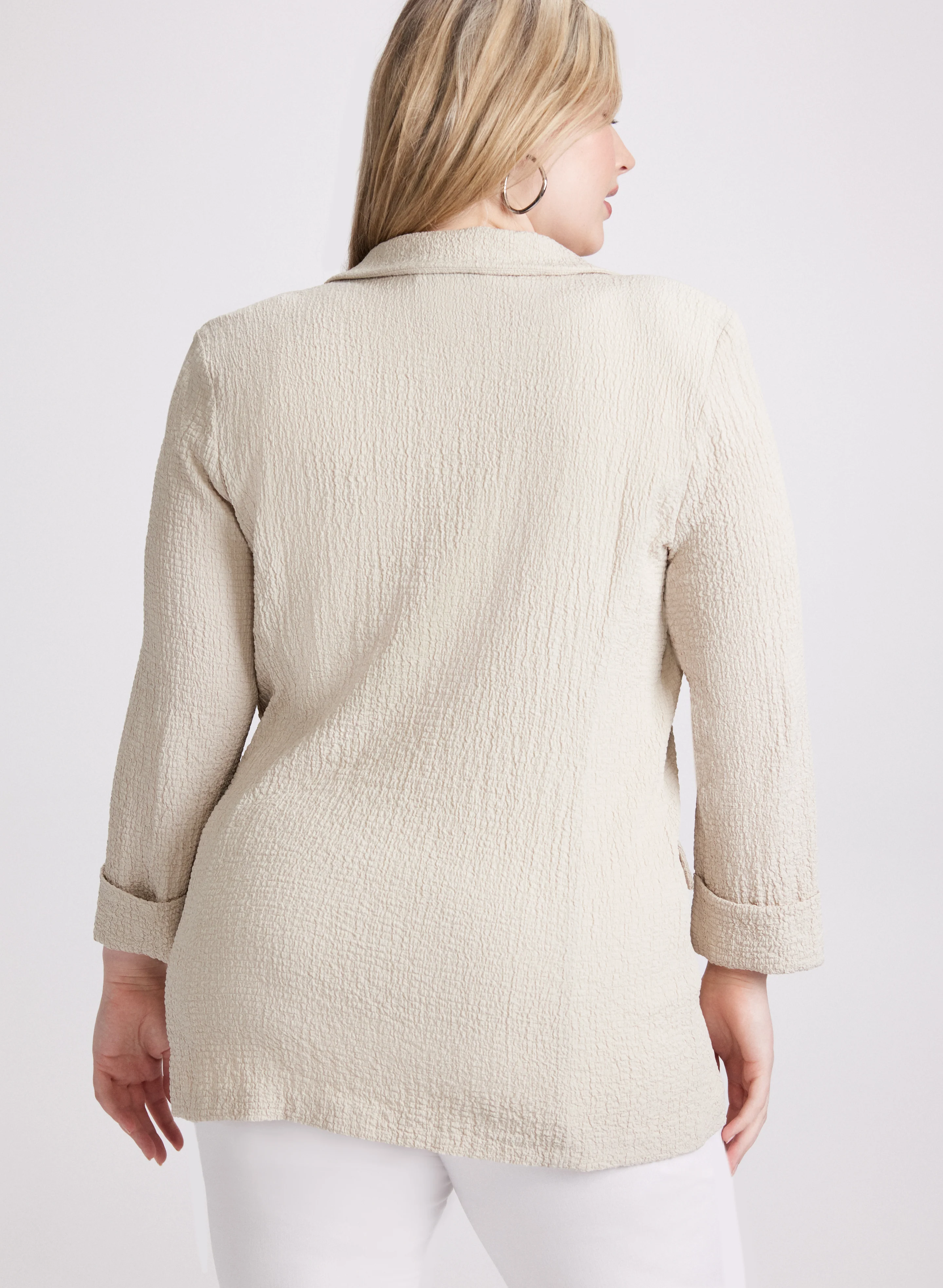 Joseph Ribkoff - Crinkle Jacket - Image 4