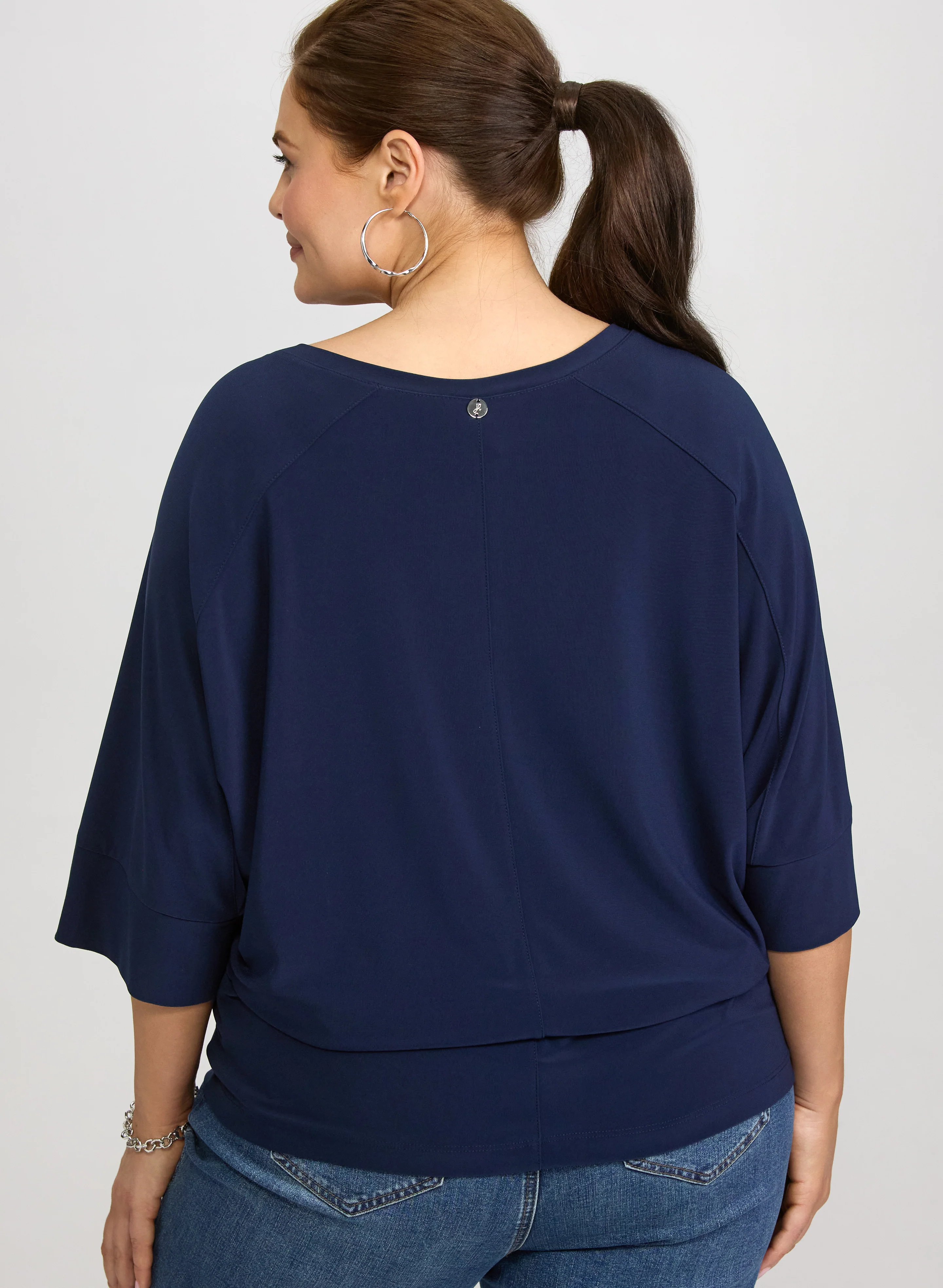 Joseph Ribkoff - Elbow Sleeve Top - Image 4