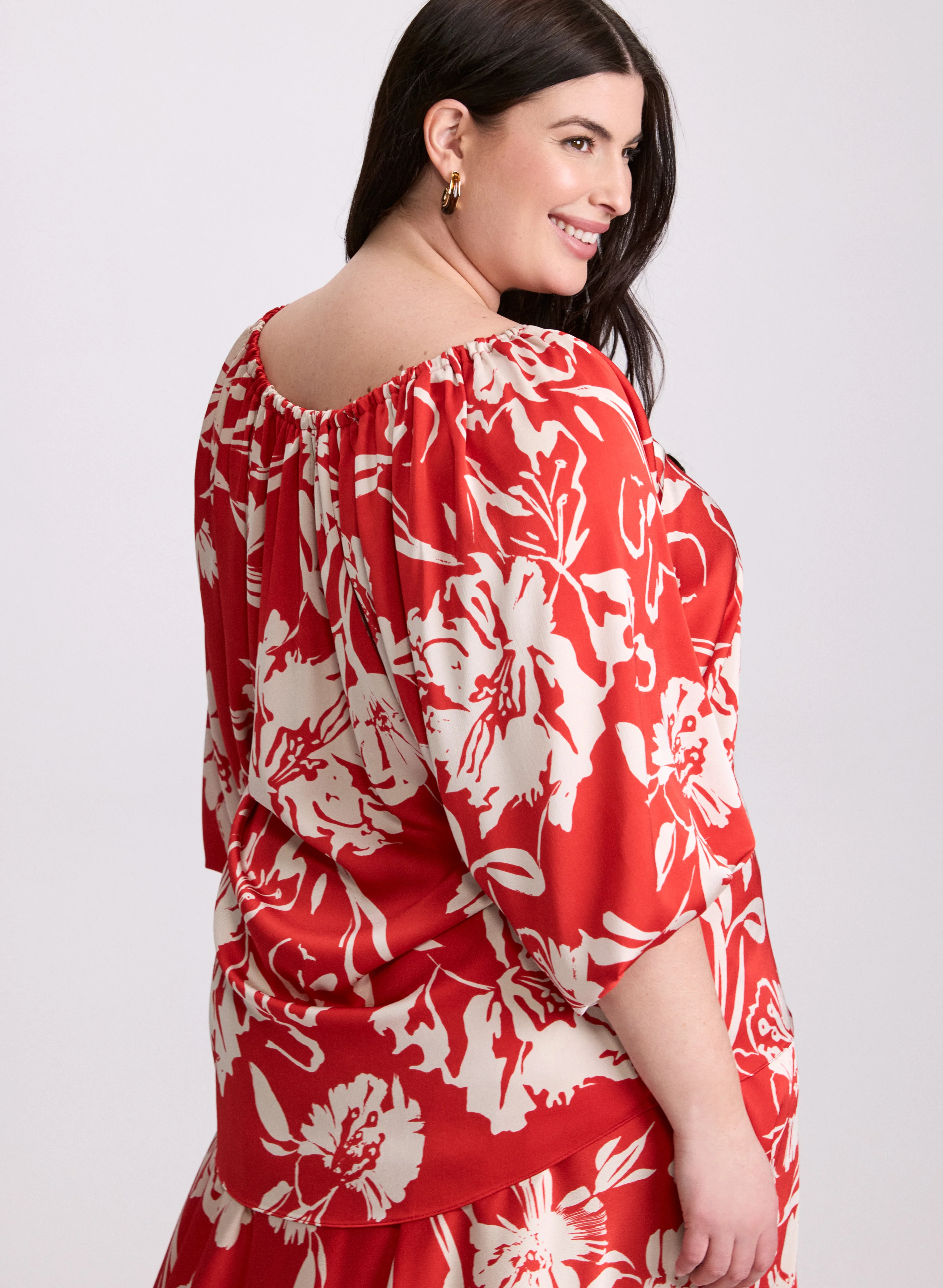 Joseph Ribkoff - Floral Print Blouse - Image 4