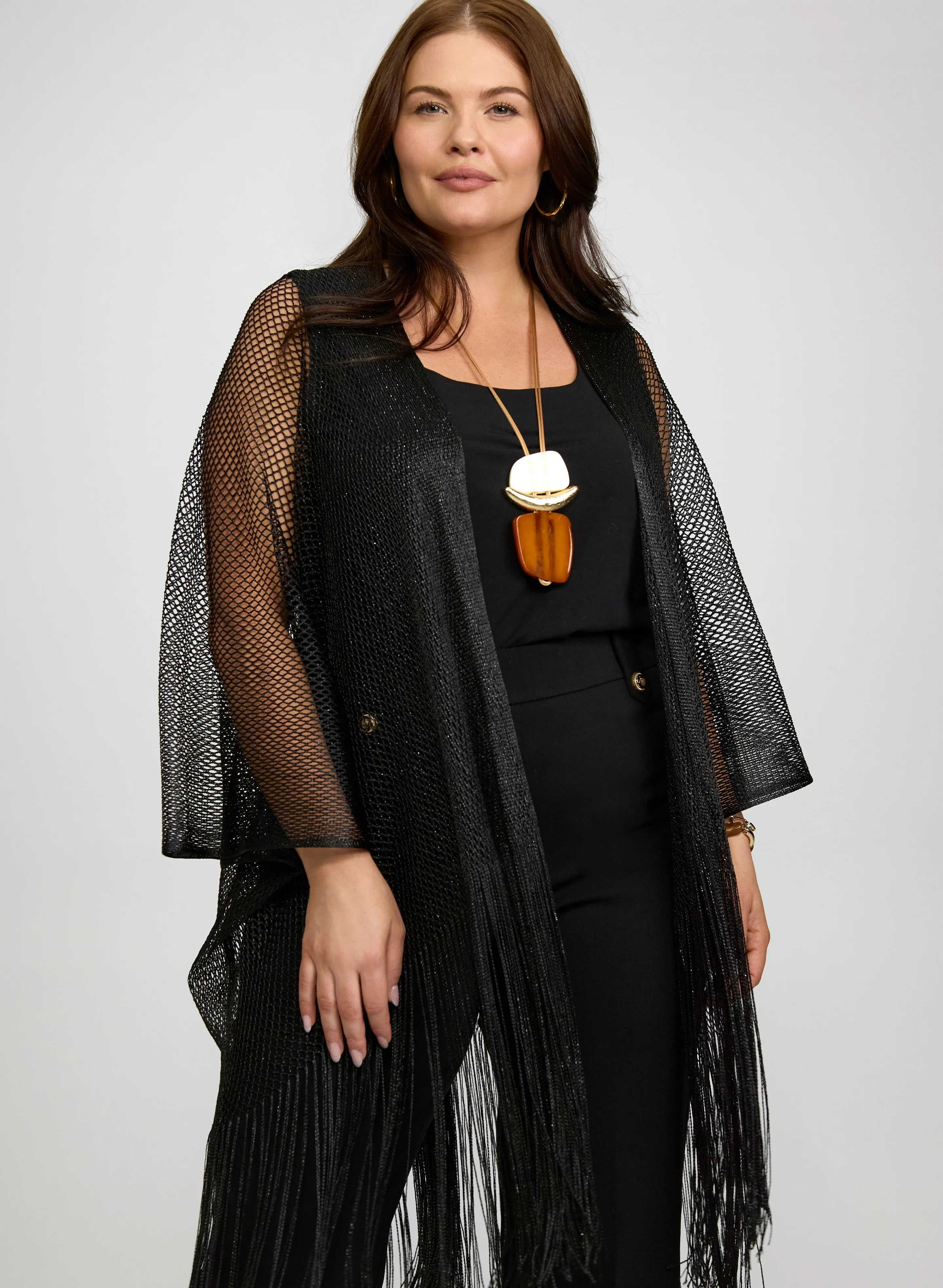 Joseph Ribkoff - Fringe Detail Cardigan