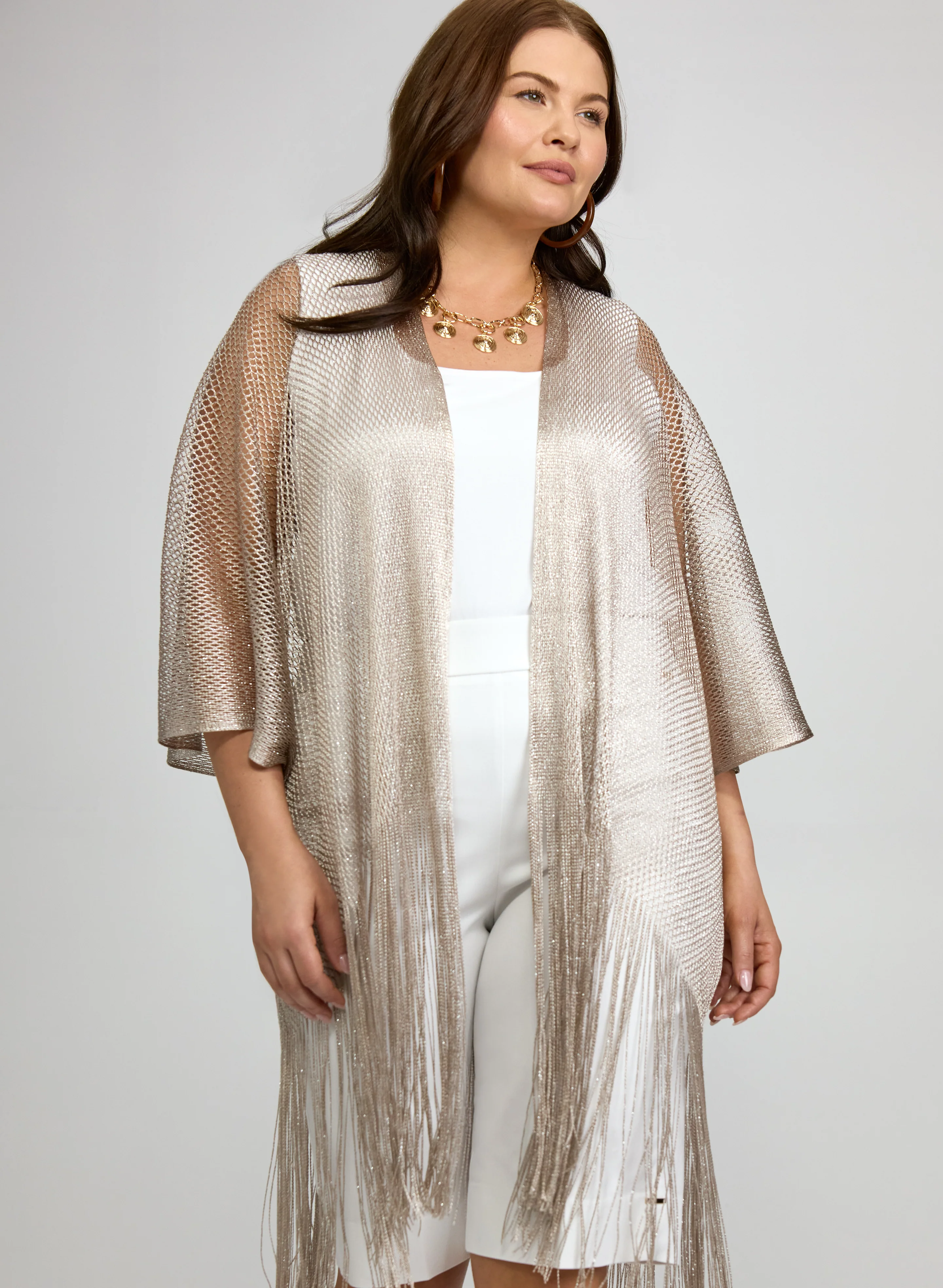Joseph Ribkoff - Fringe Detail Cardigan