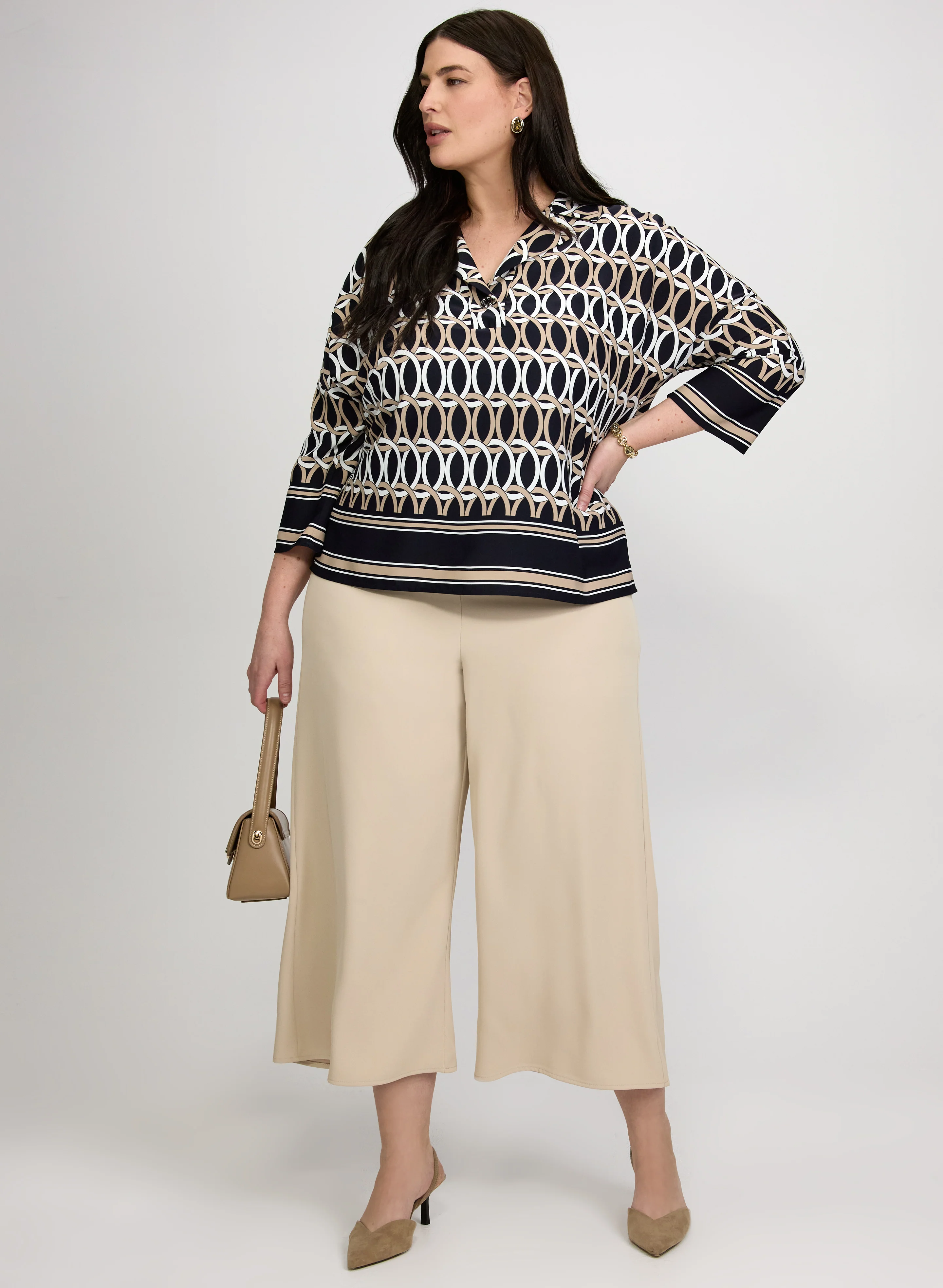 Joseph Ribkoff - Geometric Print Blouse - Image 3