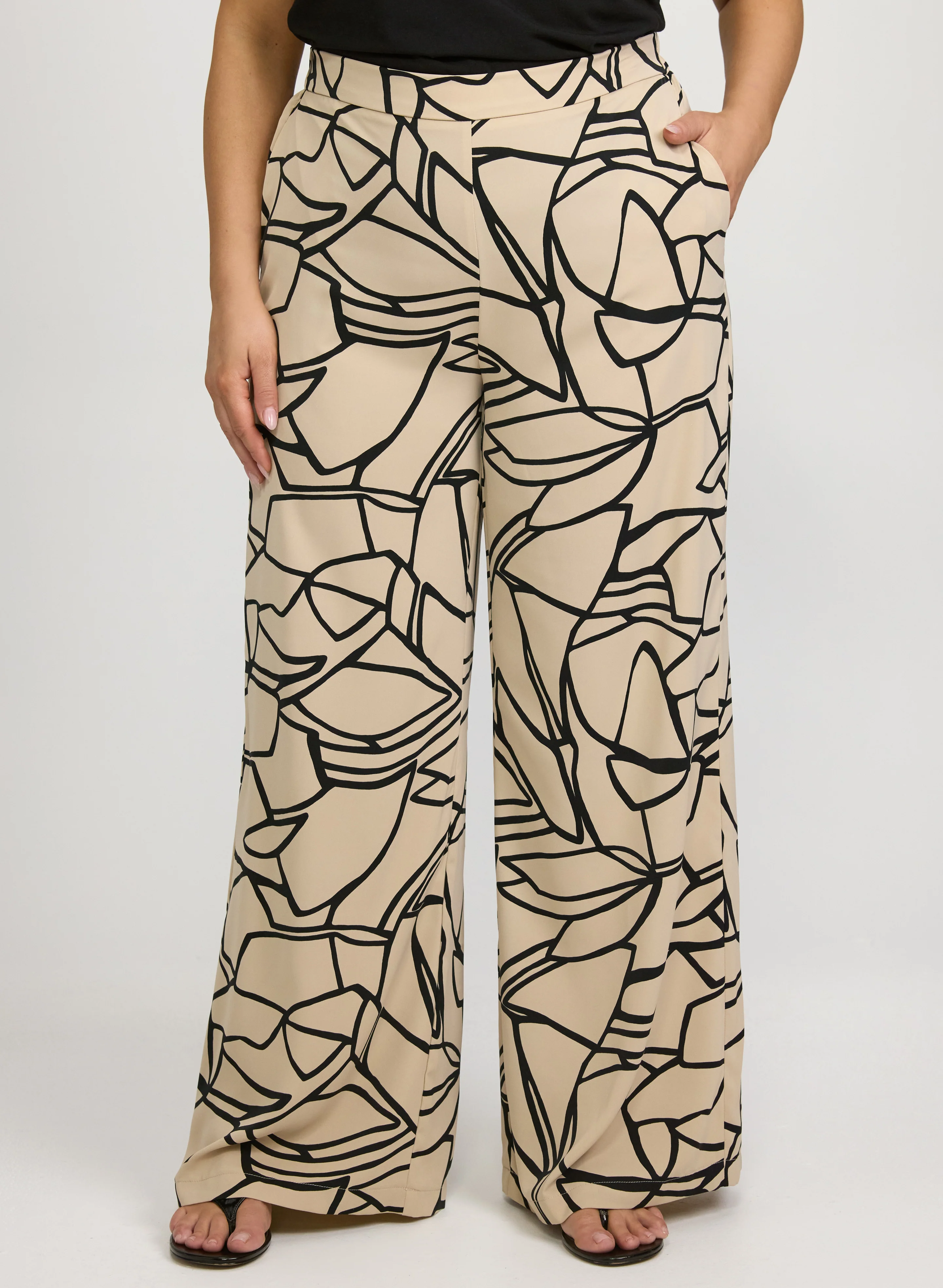 Joseph Ribkoff - Geometric Print Pants
