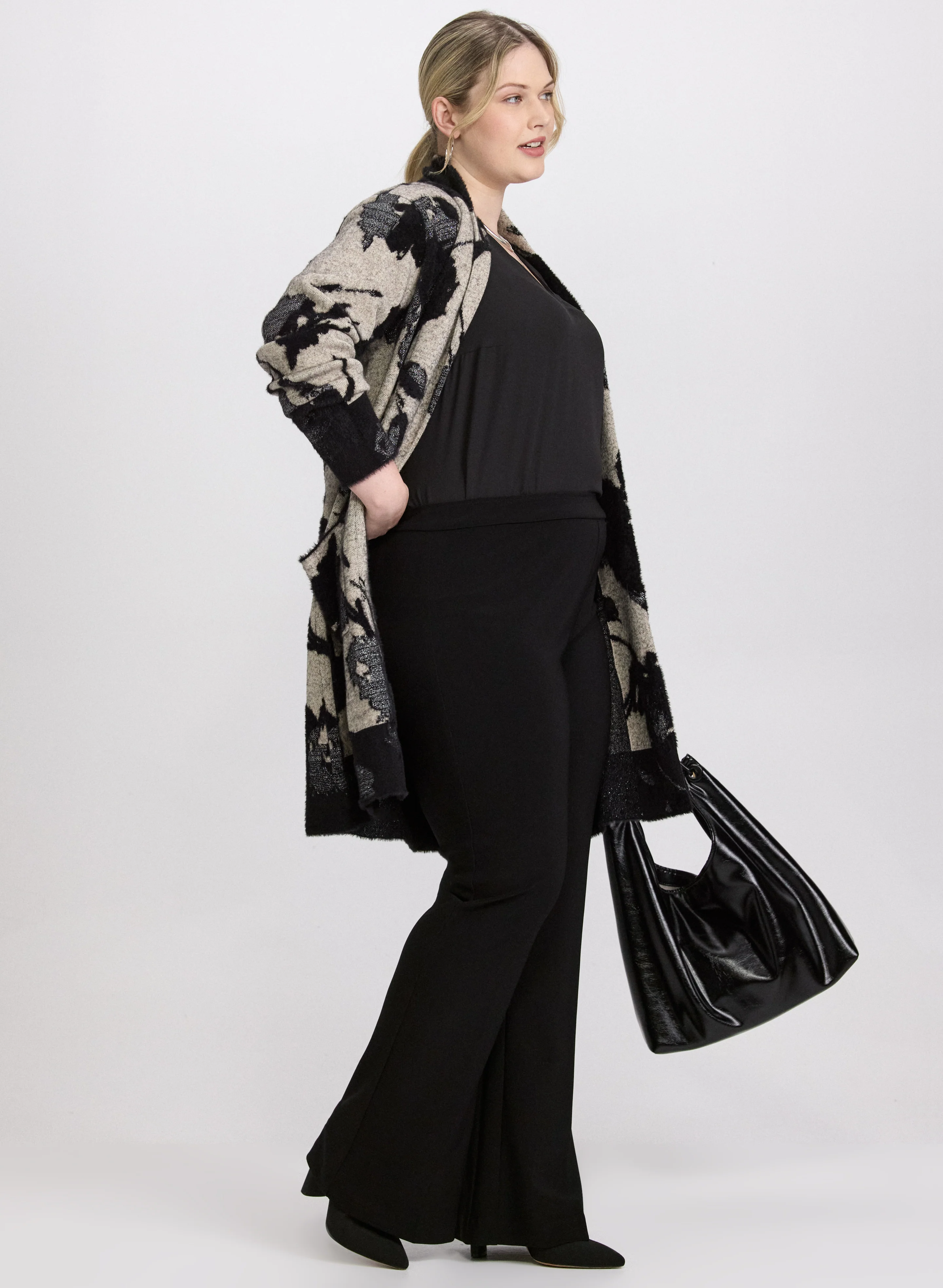 Joseph Ribkoff - Jersey Flare-Leg Pants - Image 3