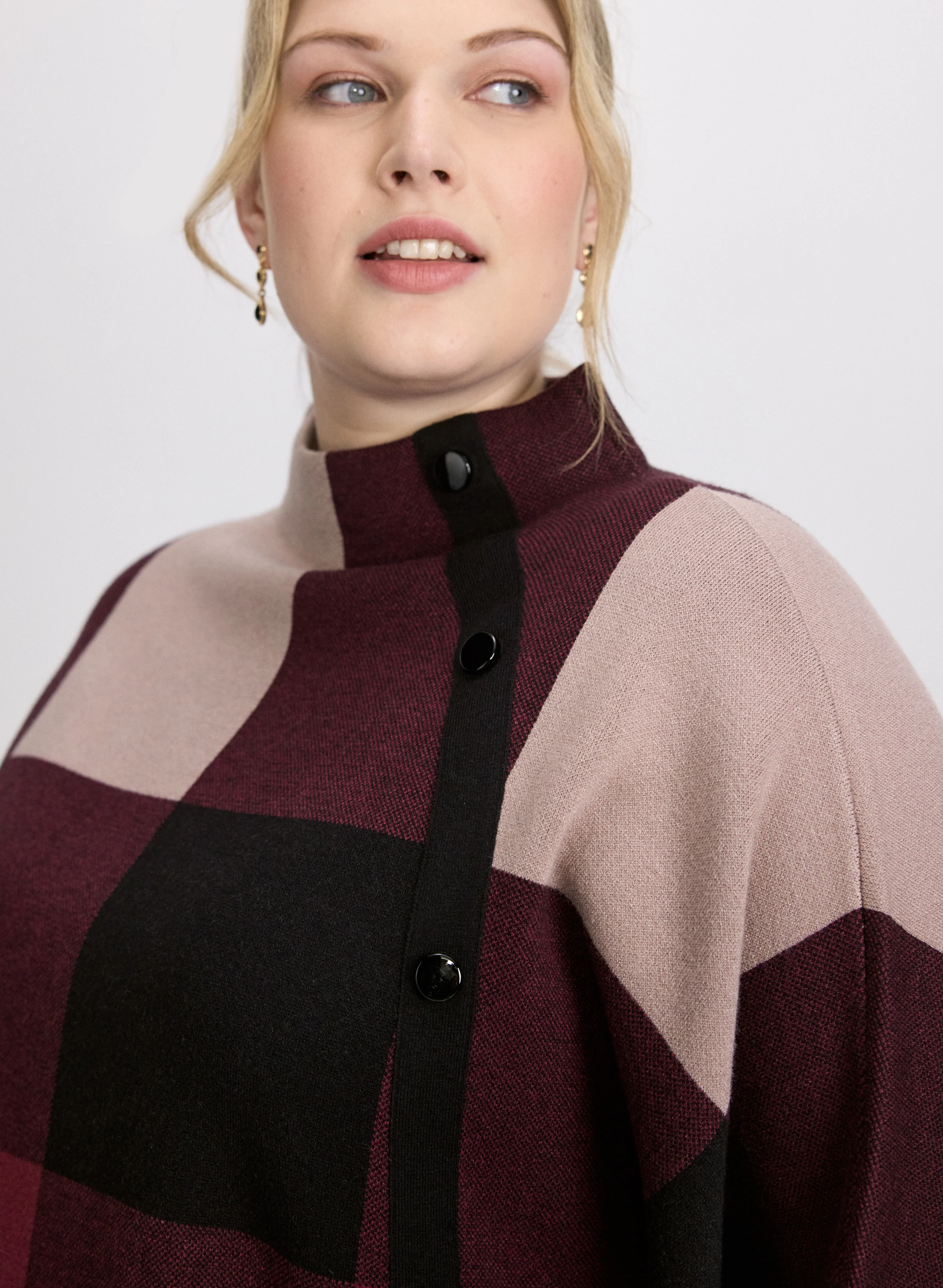 Joseph Ribkoff - Plaid Pullover - Image 2