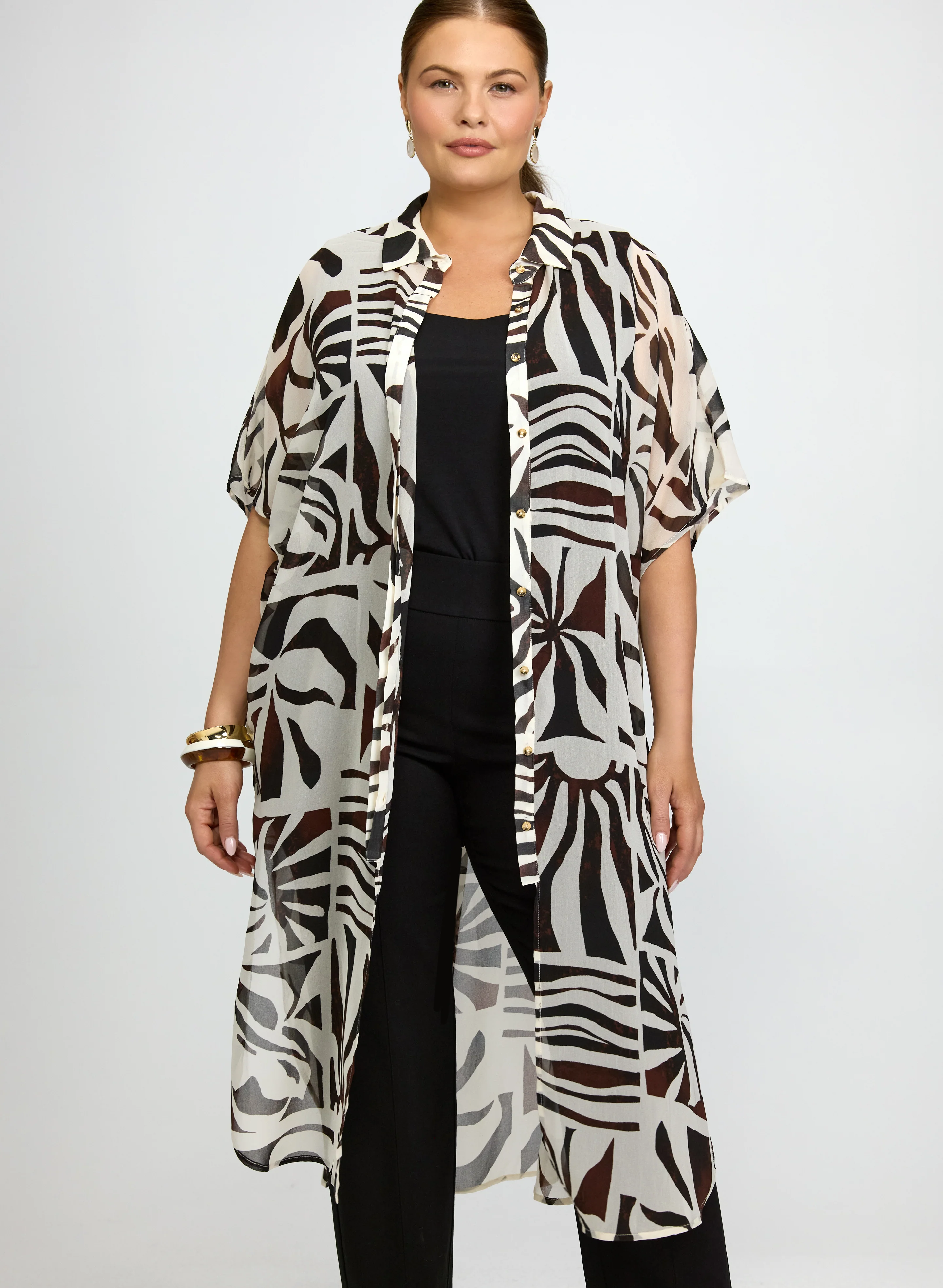 Joseph Ribkoff - Printed Chiffon Tunic