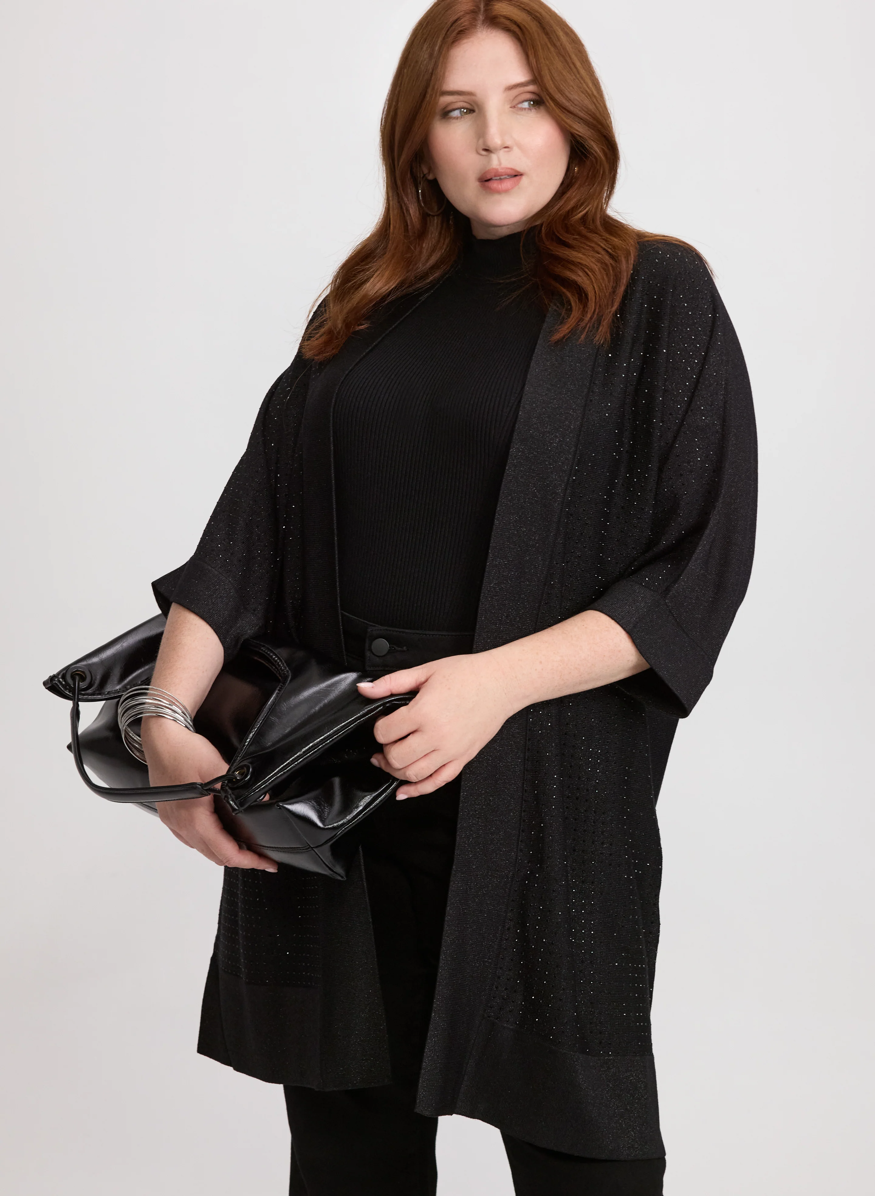 Joseph Ribkoff - Rhinestone Open Cardigan