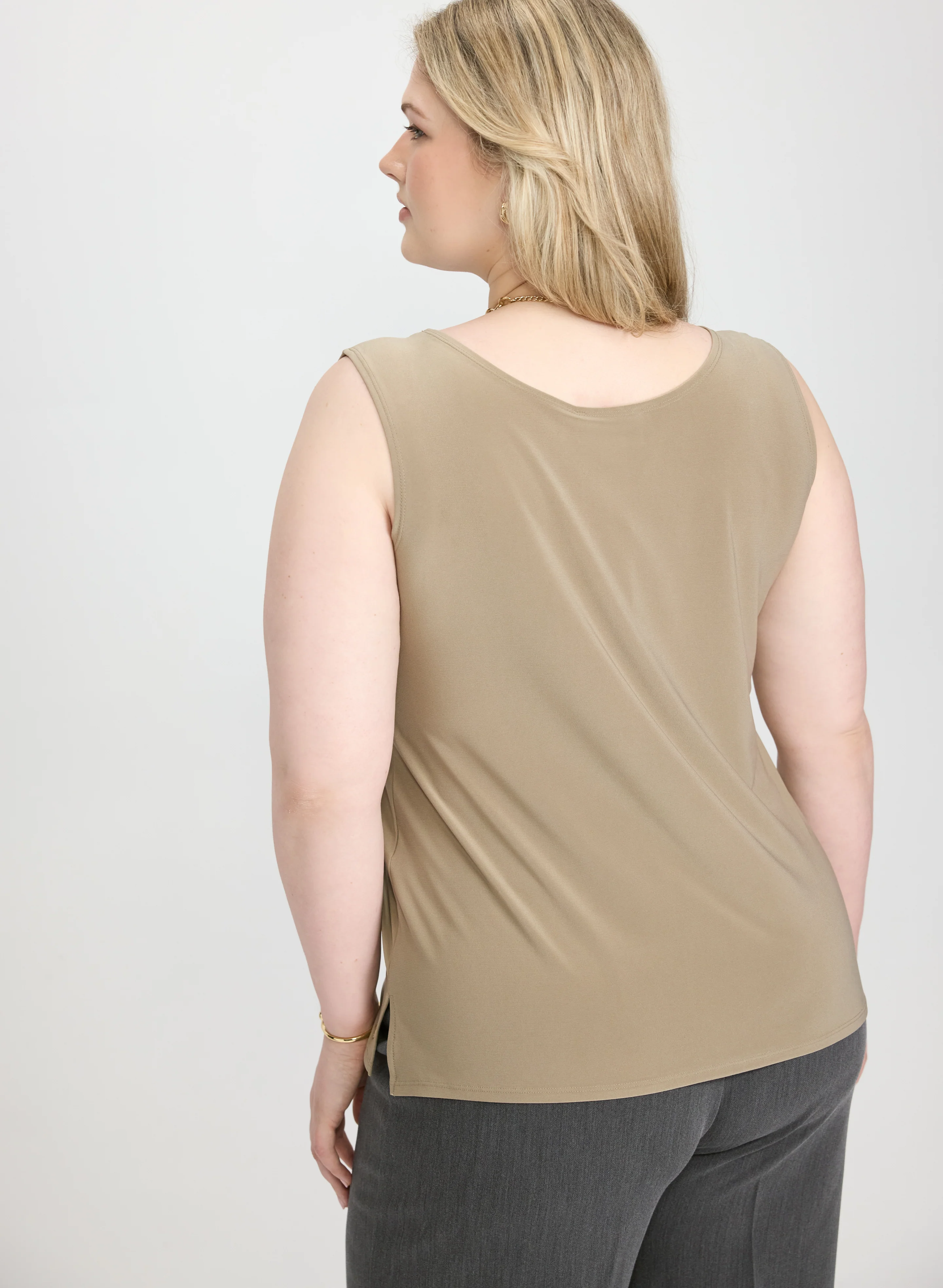 Joseph Ribkoff - Scoop Neck Top - Image 4