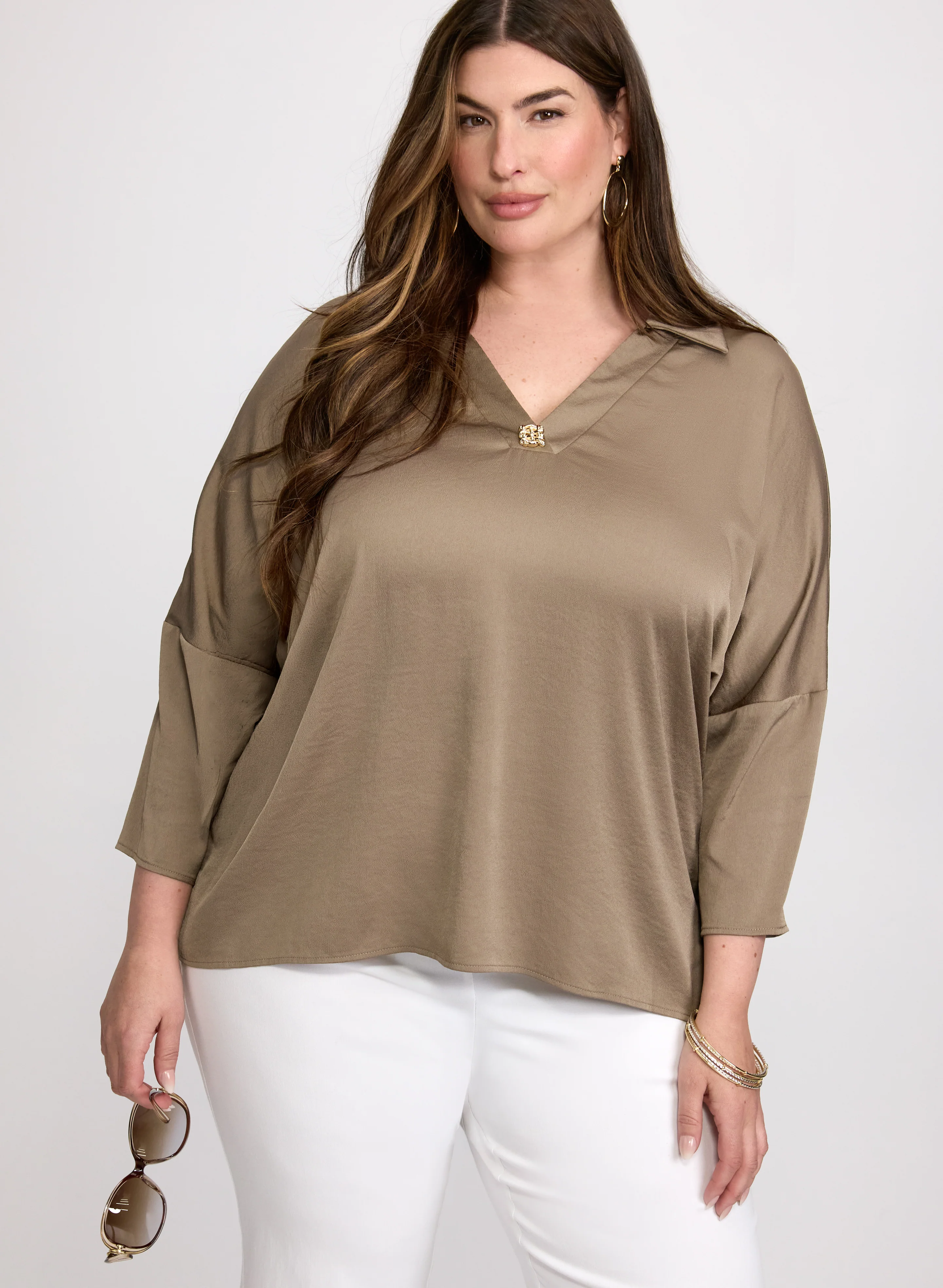 Joseph Ribkoff - Shirt Collar Blouse