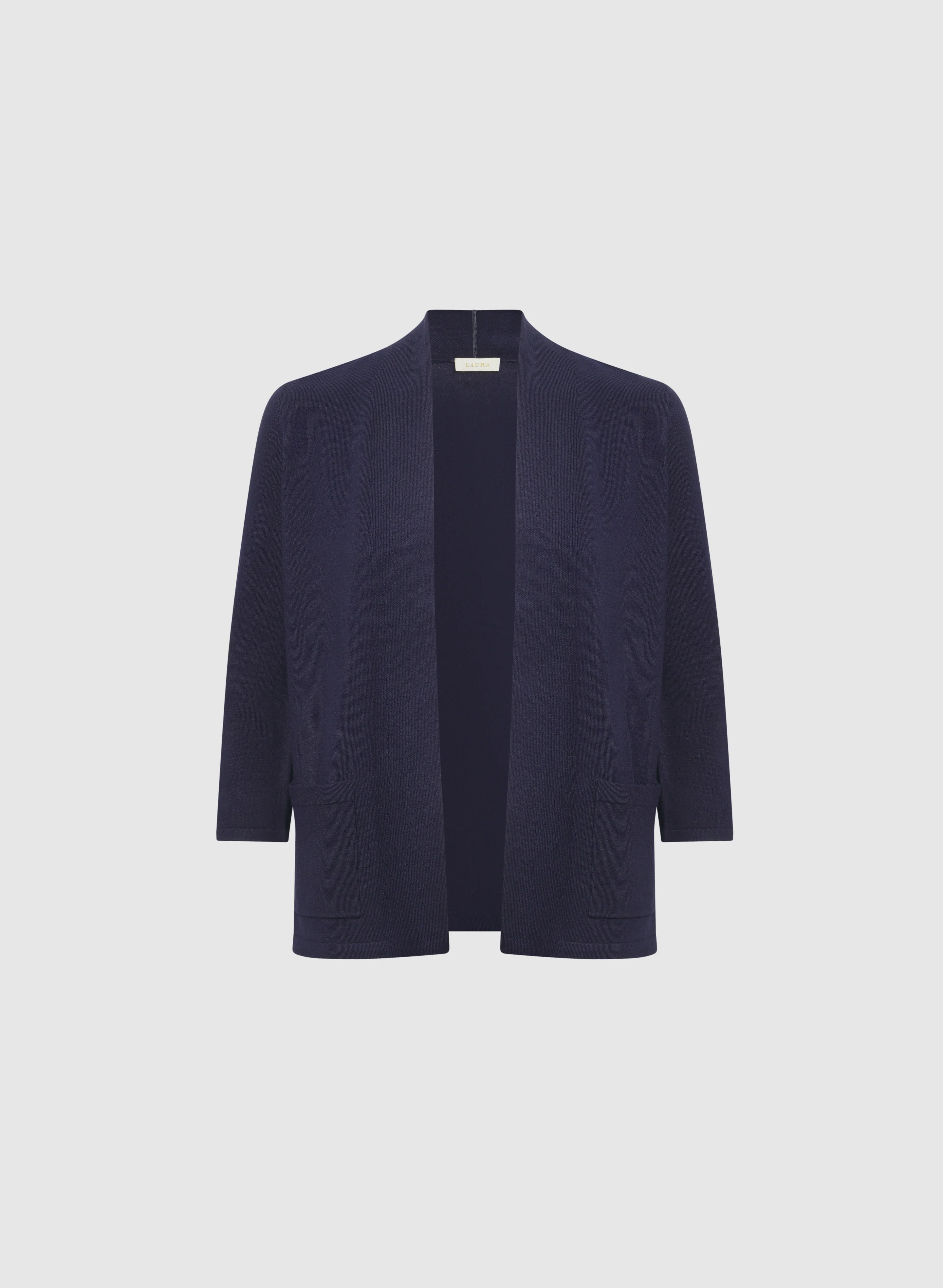 Knit Open-Front Cardigan - Image 6