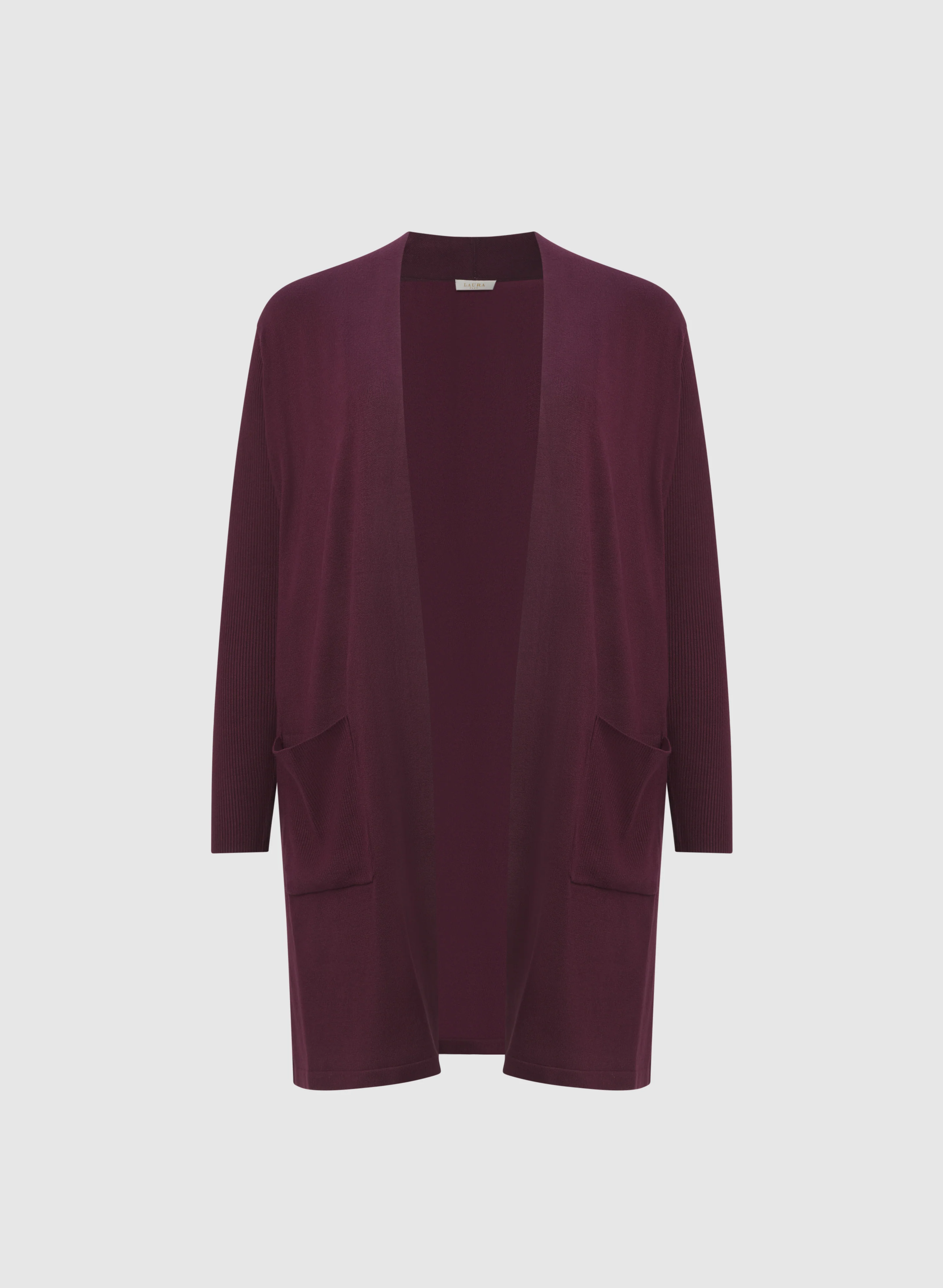 Knit Open-Front Cardigan - Image 6