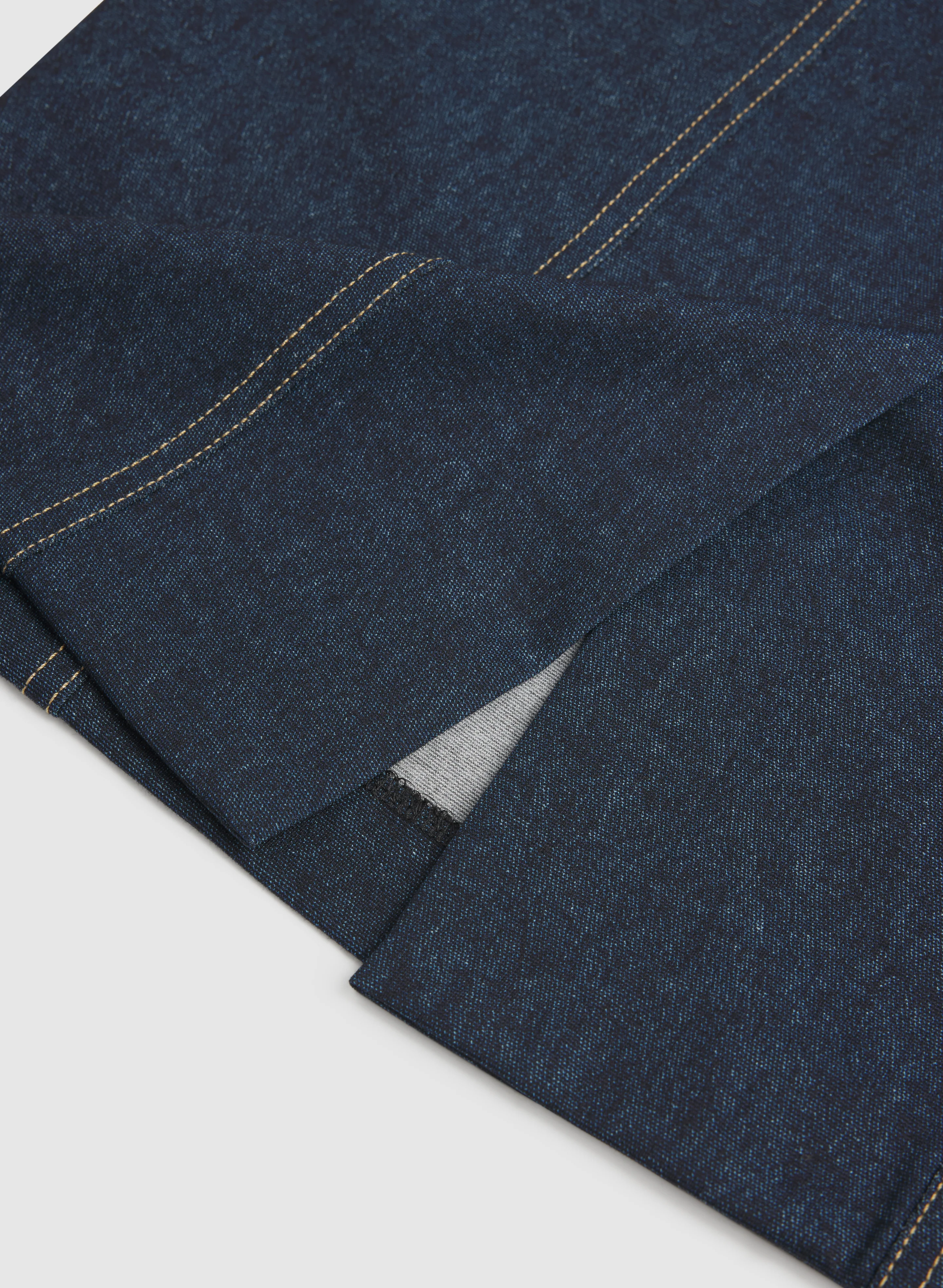 Topstitch Pencil Skirt - Image 7
