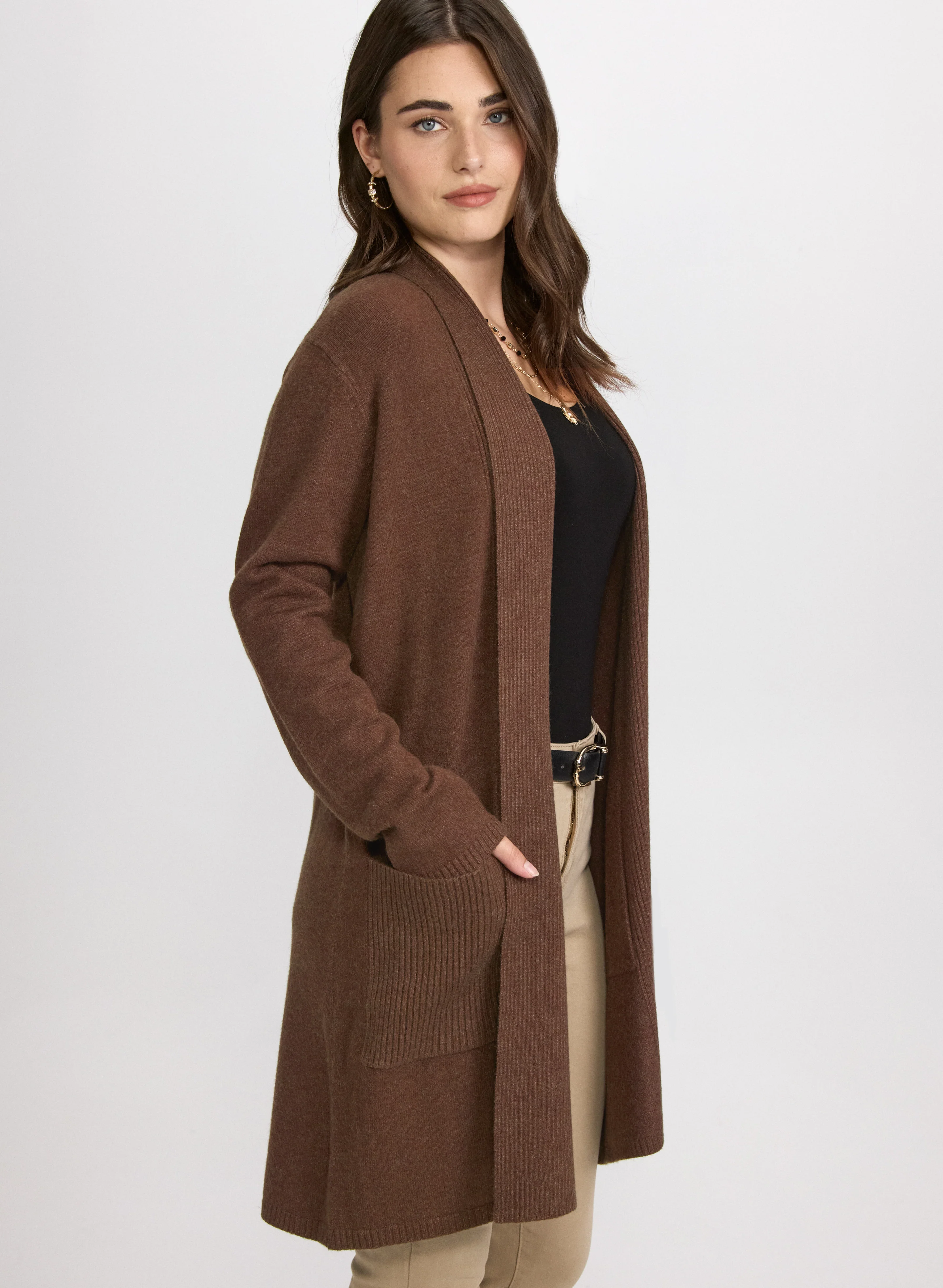 Knit Tunic Cardigan - Image 2